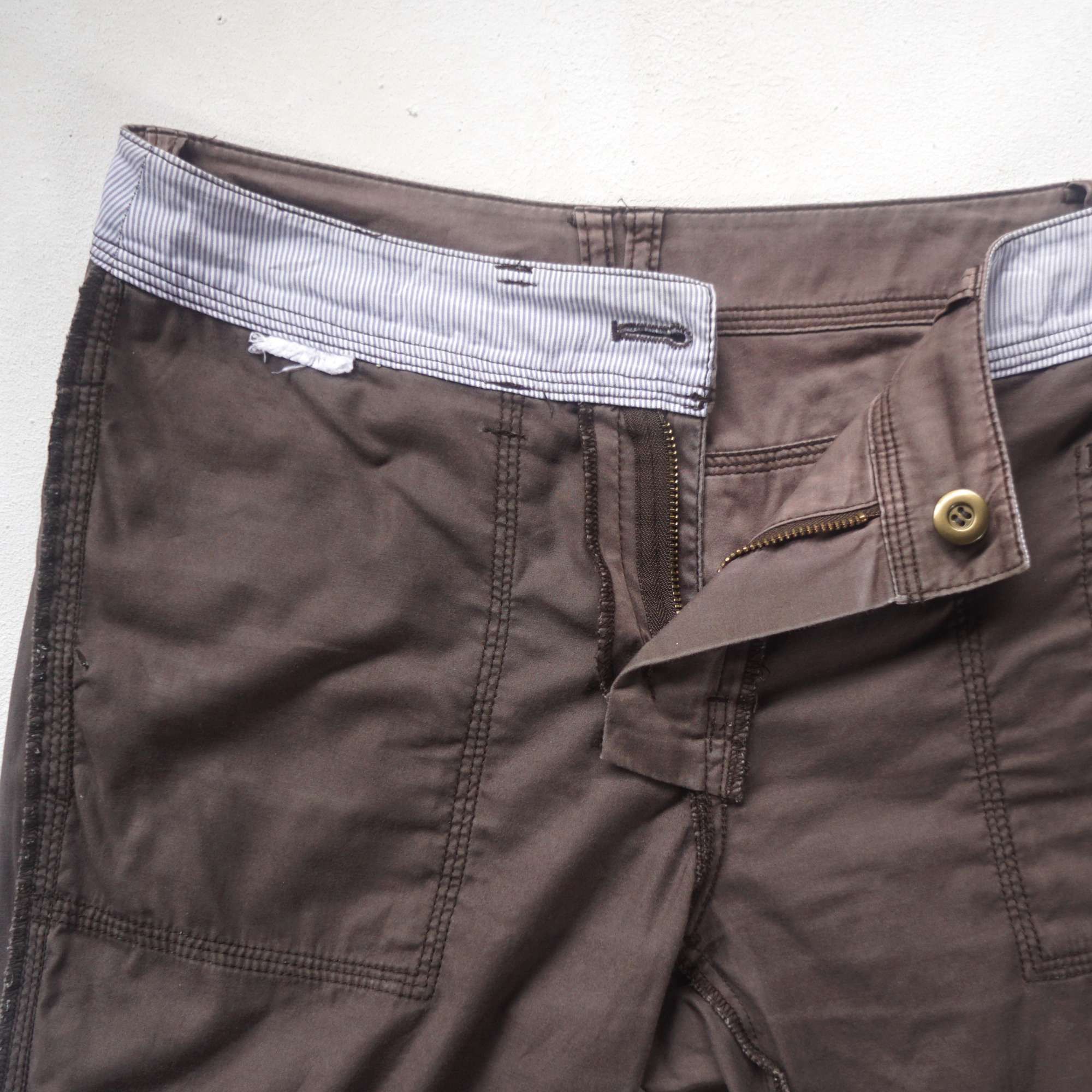 Designer MARIE CLAIRE Multipockets Low Rise Pants Size 28" / US 6 / IT 42 - 8 Thumbnail