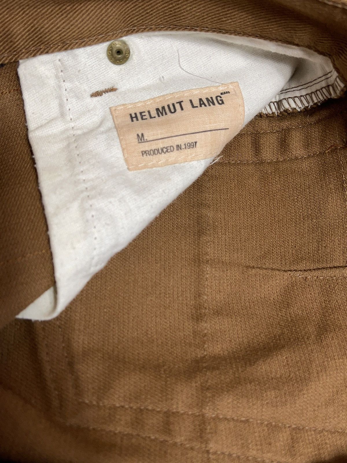 Helmut Lang Helmut Lang 1997 Holster Stripe Denim Size US 27 - 3 Thumbnail