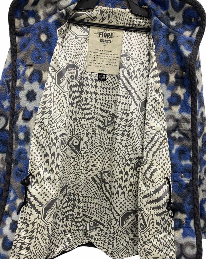 Japanese Brand × Vintage Vintage All Over Print Fiore Fleece Sweatshirt Size US M / EU 48-50 / 2 - 8 Thumbnail