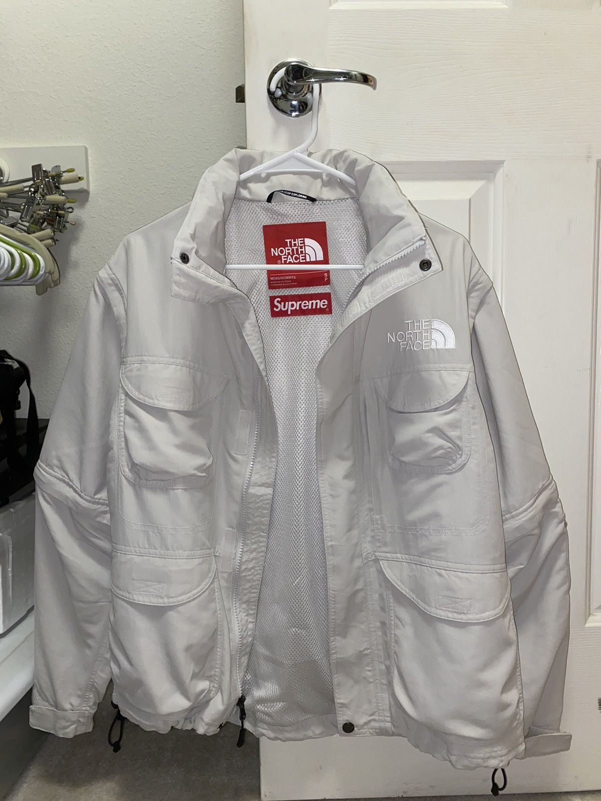 Supreme Supreme x The North Face Trekking Convertible Jacket (Stone) |  Grailed