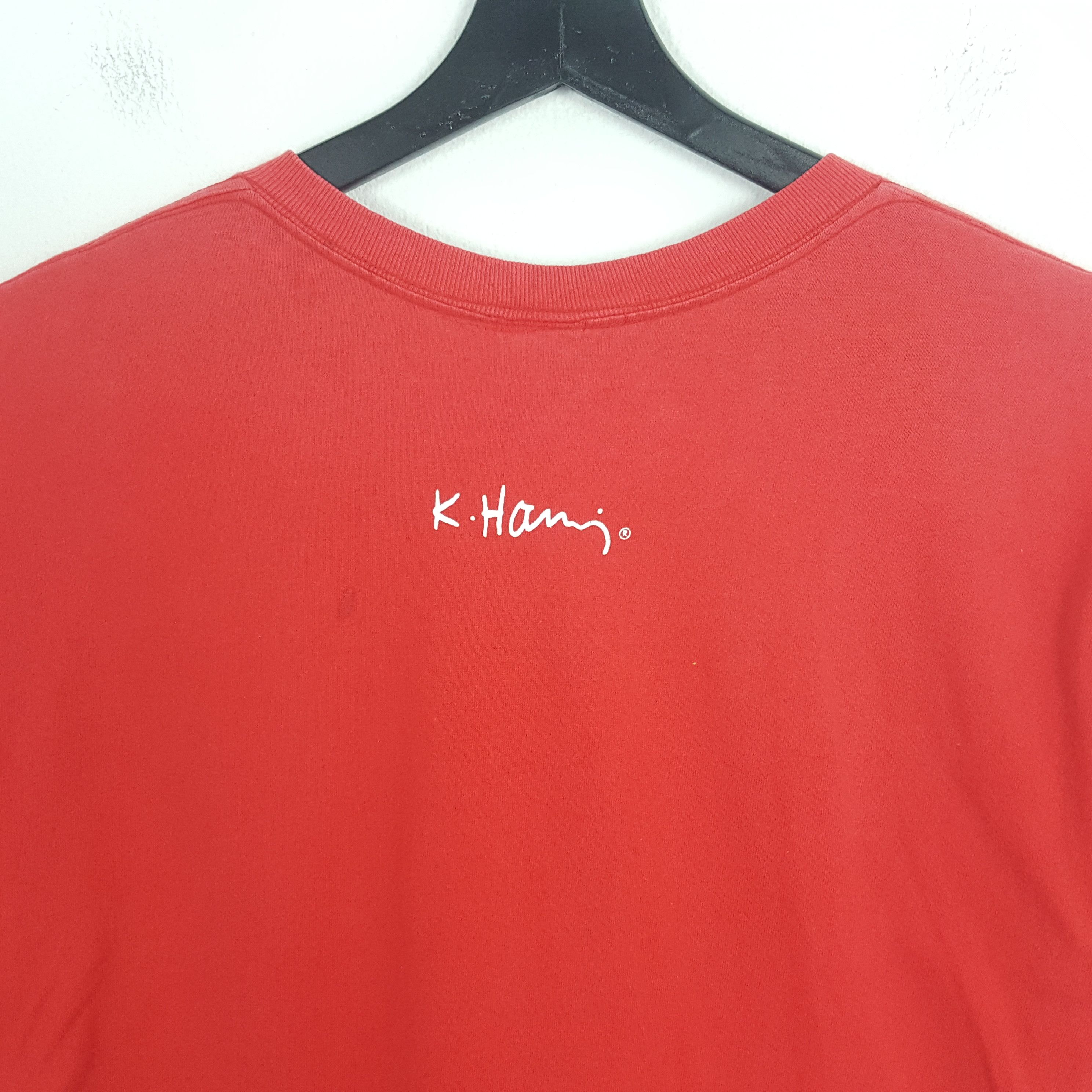 Keith Haring × Vintage KEITH HARING Art Designer Box Logo Design Style Tshirt Size US M / EU 48-50 / 2 - 4 Thumbnail