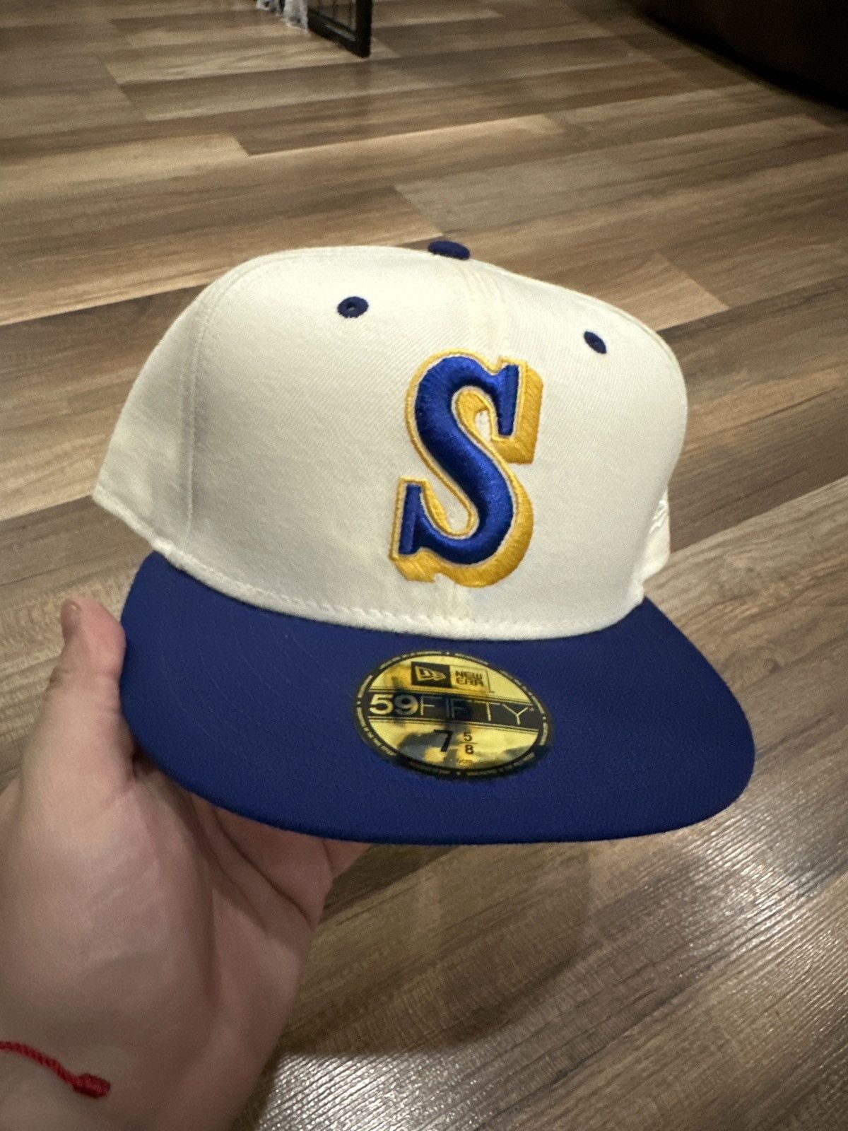 Hat Club Mariners S 7 5/8 White Dome Collection