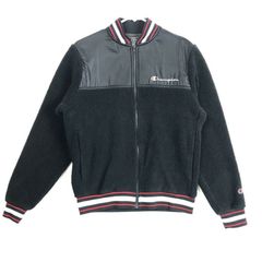 Men's champion clearance sherpa baseball jacket