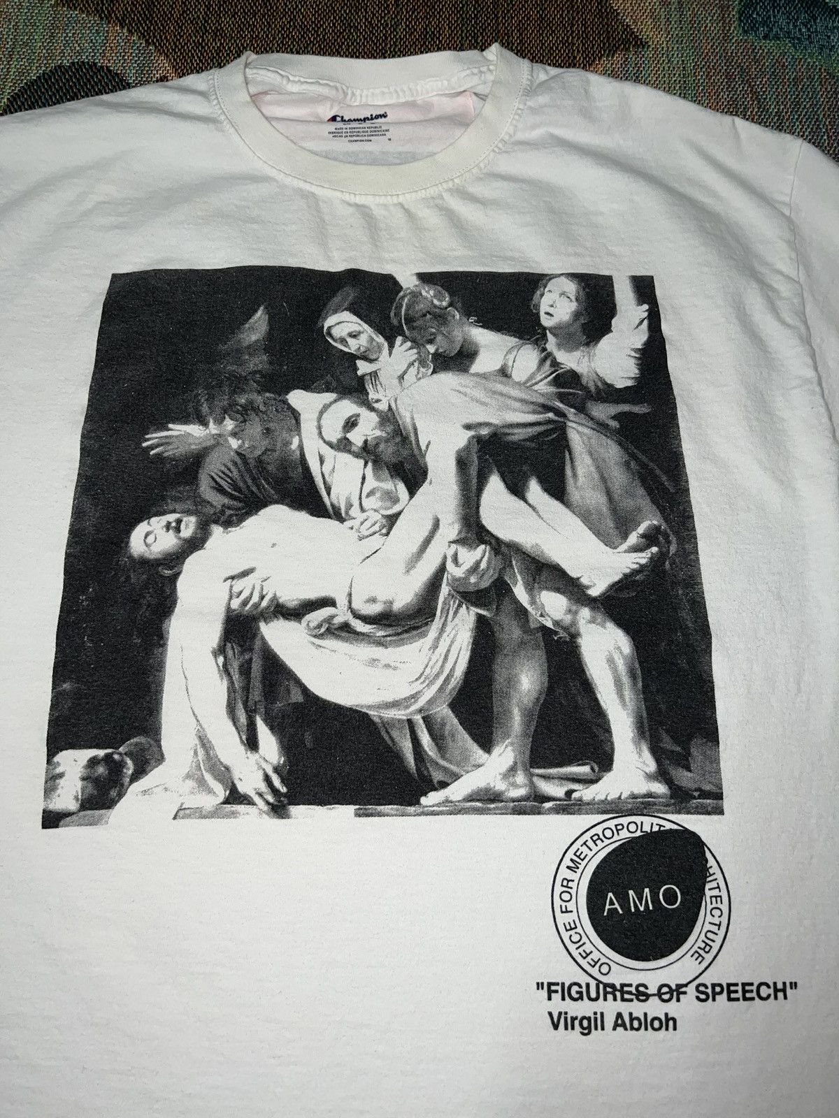 MCA限定話題！Virgil Abloh Figures of Speech Pyrex Team Tee Virgil Abloh x MCA Figures of Speech Pyrex Tee White Men's