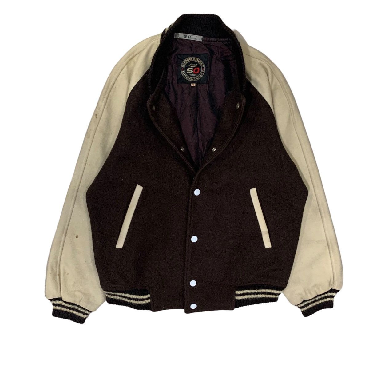 Japanese Brand × Vintage Vintage Super Orient Wool Varsity Jacket Size US S / EU 44-46 / 1 - 5 Thumbnail