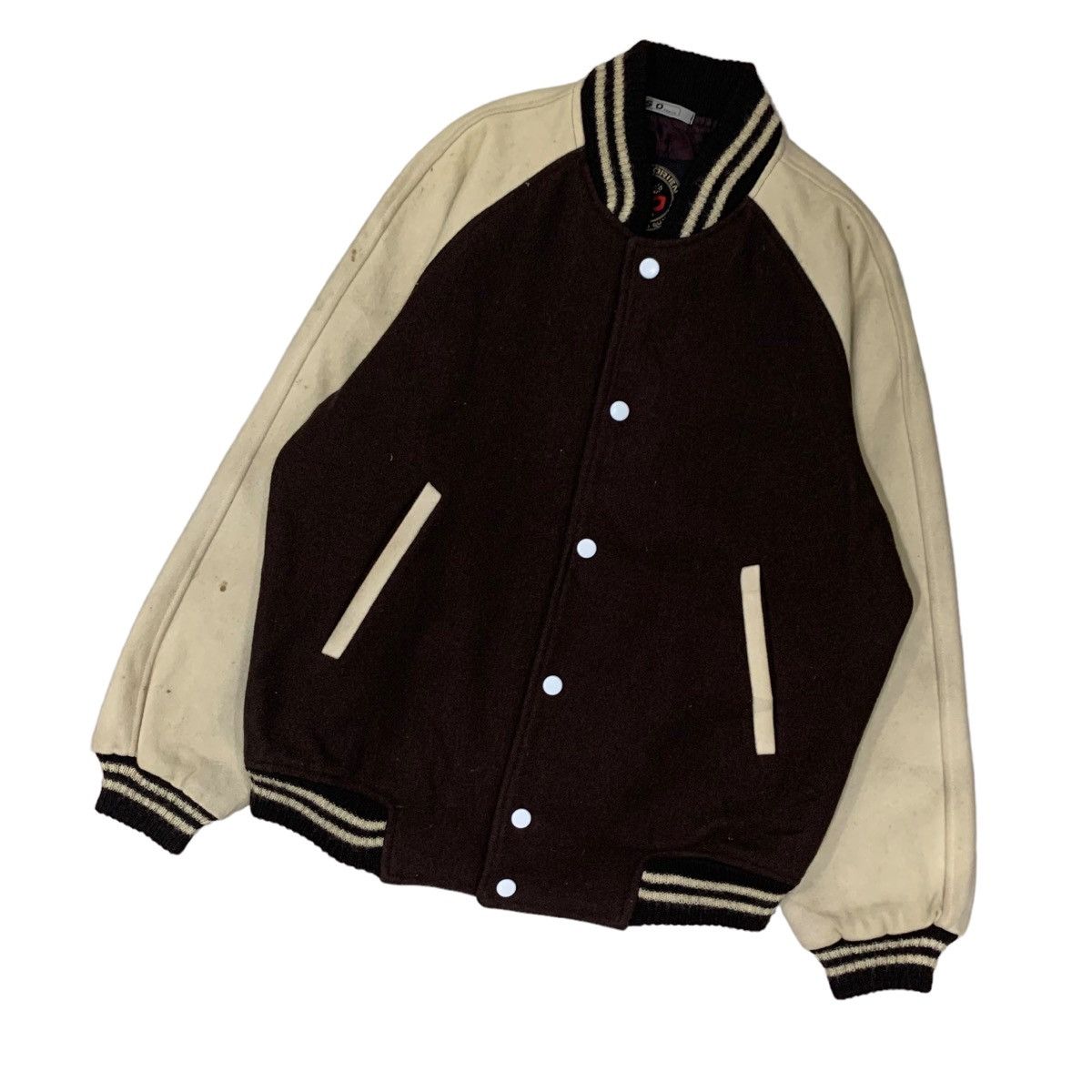 Japanese Brand × Vintage Vintage Super Orient Wool Varsity Jacket Size US S / EU 44-46 / 1 - 3 Thumbnail