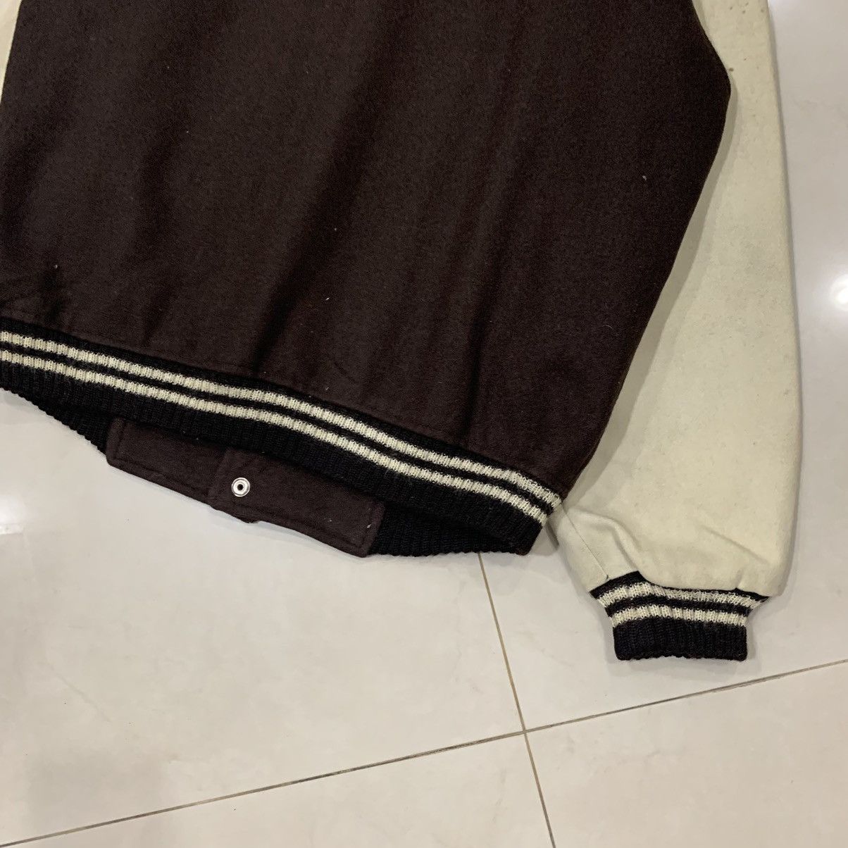 Japanese Brand × Vintage Vintage Super Orient Wool Varsity Jacket Size US S / EU 44-46 / 1 - 8 Thumbnail