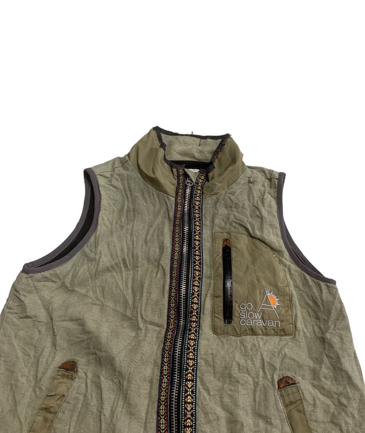 Japanese Brand × go slow caravan Go slow caravan Japan navajo outdoor vest Size US S / EU 44-46 / 1 - 4 Thumbnail