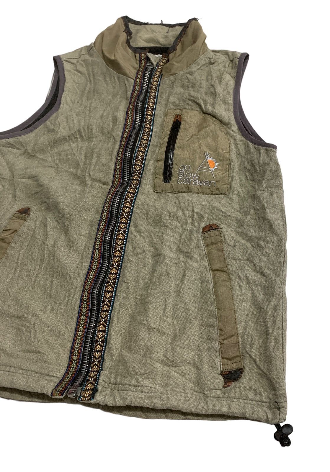 Japanese Brand × go slow caravan Go slow caravan Japan navajo outdoor vest Size US S / EU 44-46 / 1 - 3 Thumbnail