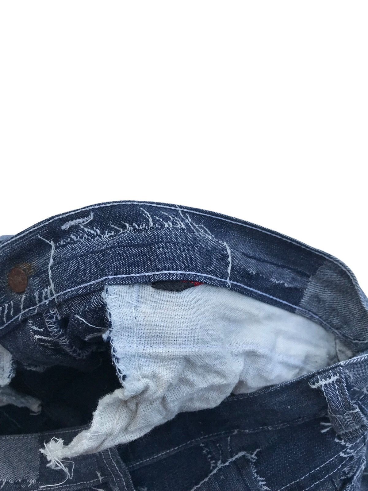Japanese Brand Rare Unbrand Flared Patchwork Bell Bottom Fashion Pants Size US 32 / EU 48 - 14 Thumbnail