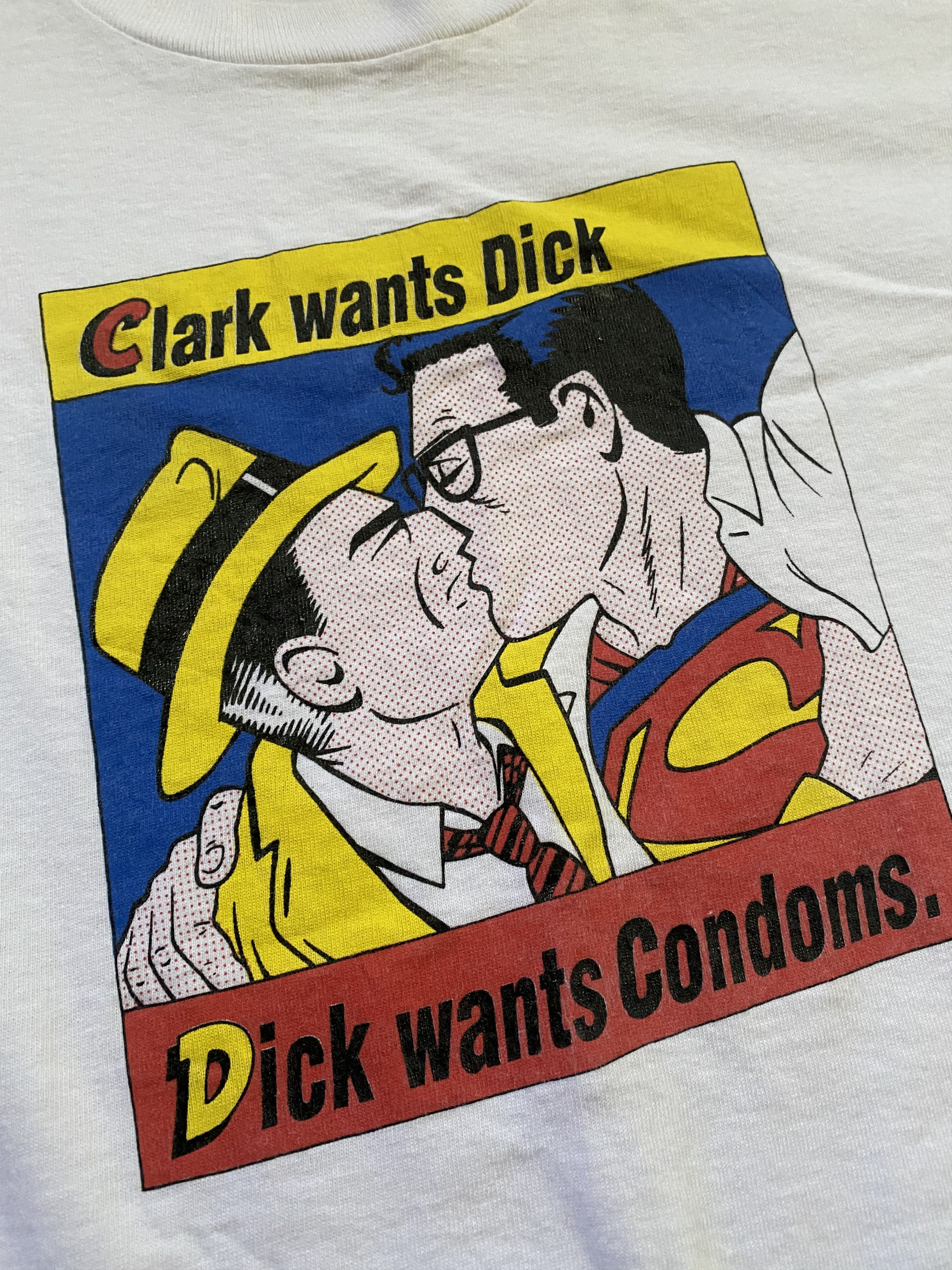 Cartoon Network 90s Gay wants Dick.Dick wants Condoms Single Stitch Glbt Size US XL / EU 56 / 4 - 2 Thumbnail