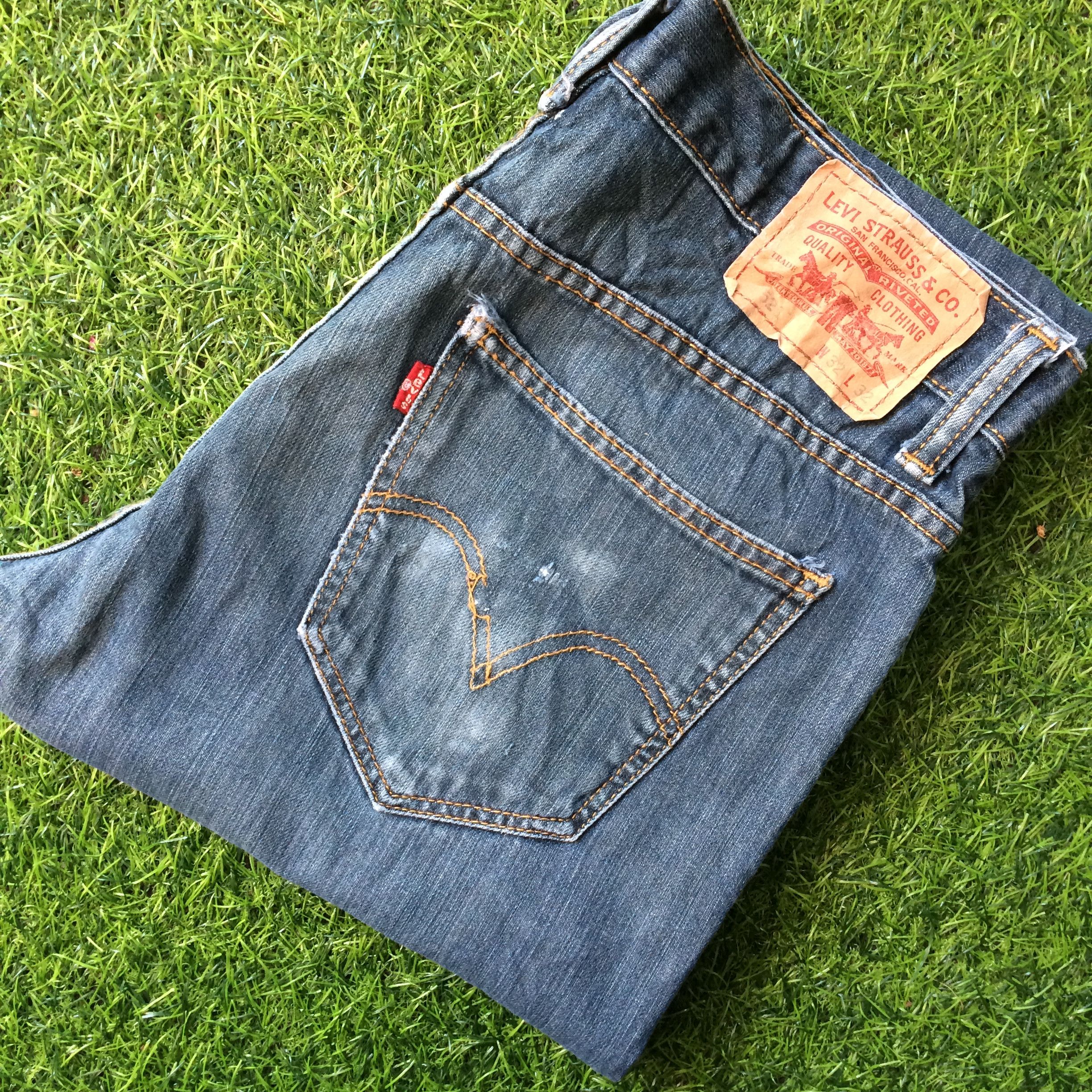 Levi's Vintage Distressed Levis 521 Jeans #B-862 Size 32" / US 10 / IT 46 - 9 Thumbnail