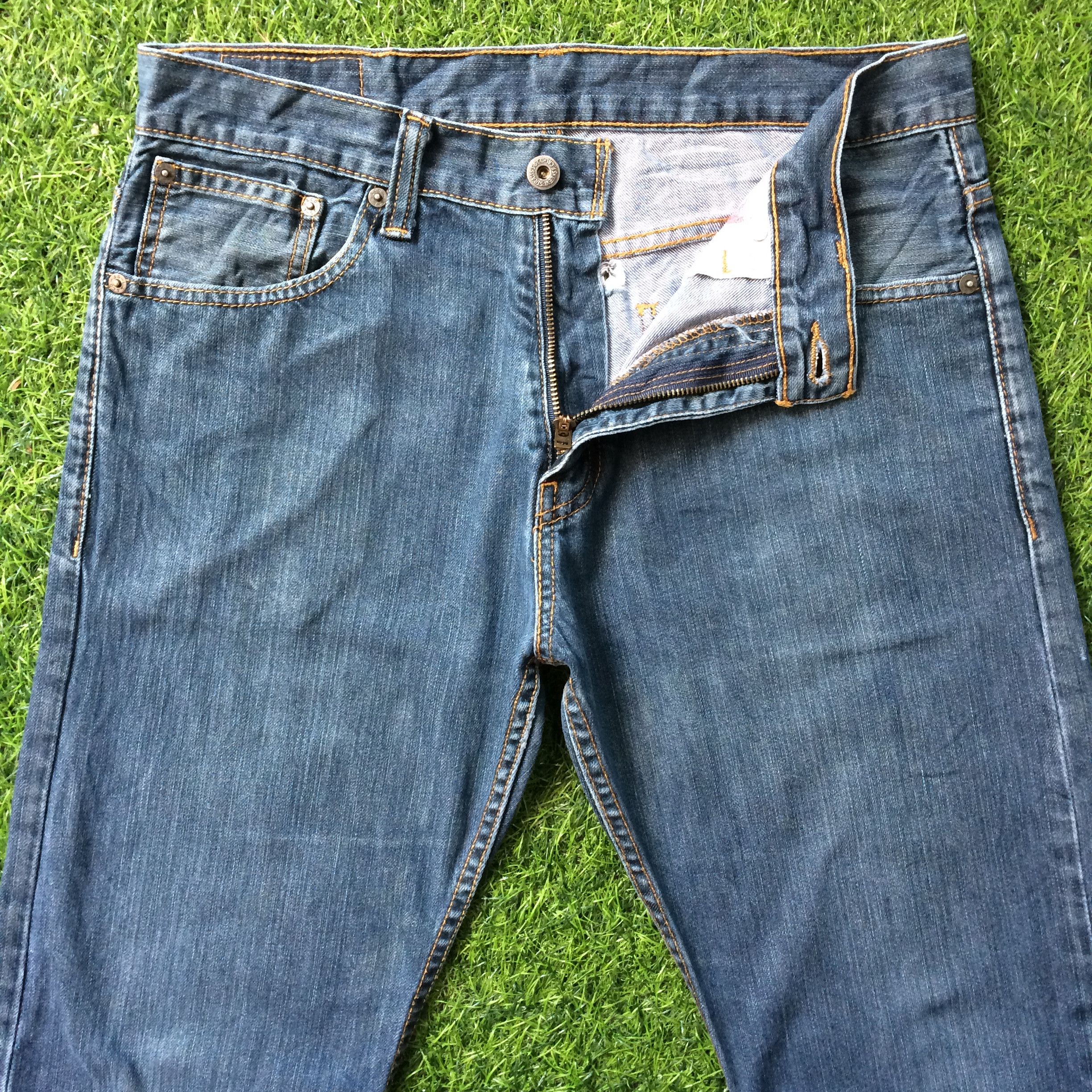 Levi's Vintage Distressed Levis 521 Jeans #B-862 Size 32" / US 10 / IT 46 - 3 Thumbnail