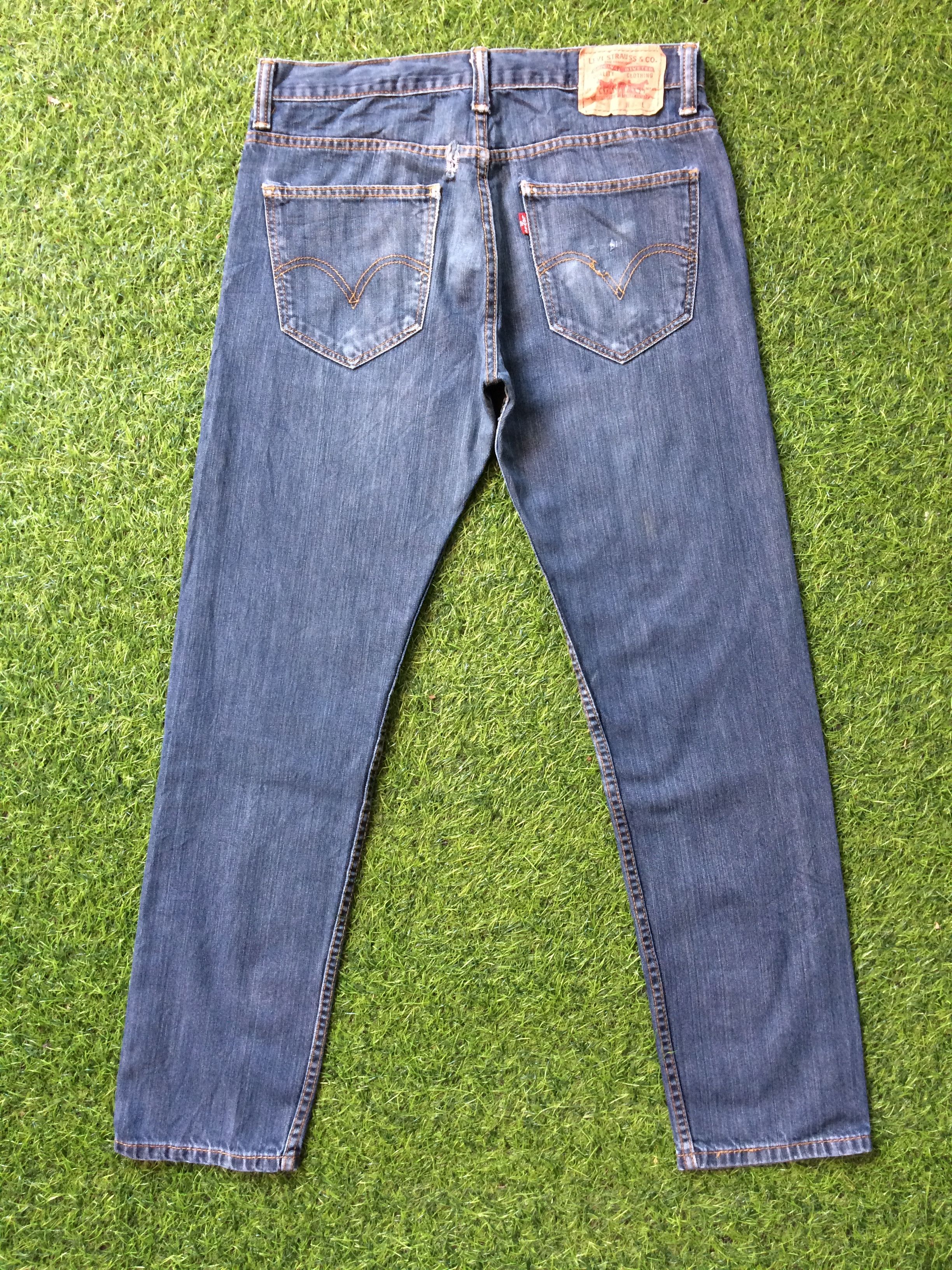 Levi's Vintage Distressed Levis 521 Jeans #B-862 Size 32" / US 10 / IT 46 - 2 Thumbnail