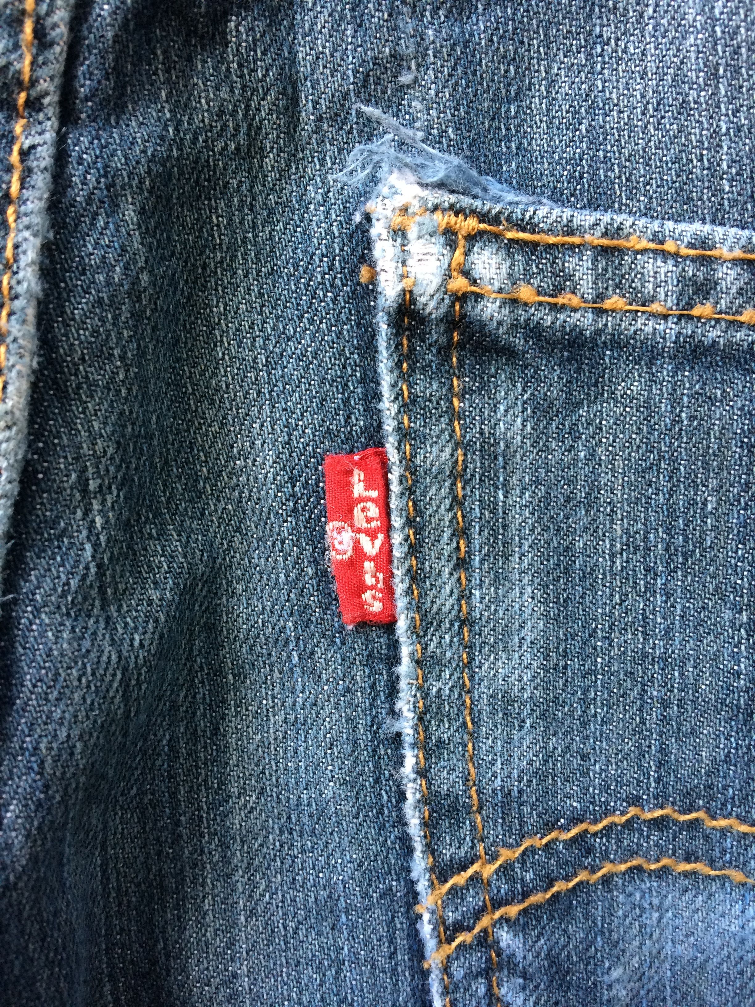 Levi's Vintage Distressed Levis 521 Jeans #B-862 Size 32" / US 10 / IT 46 - 10 Thumbnail