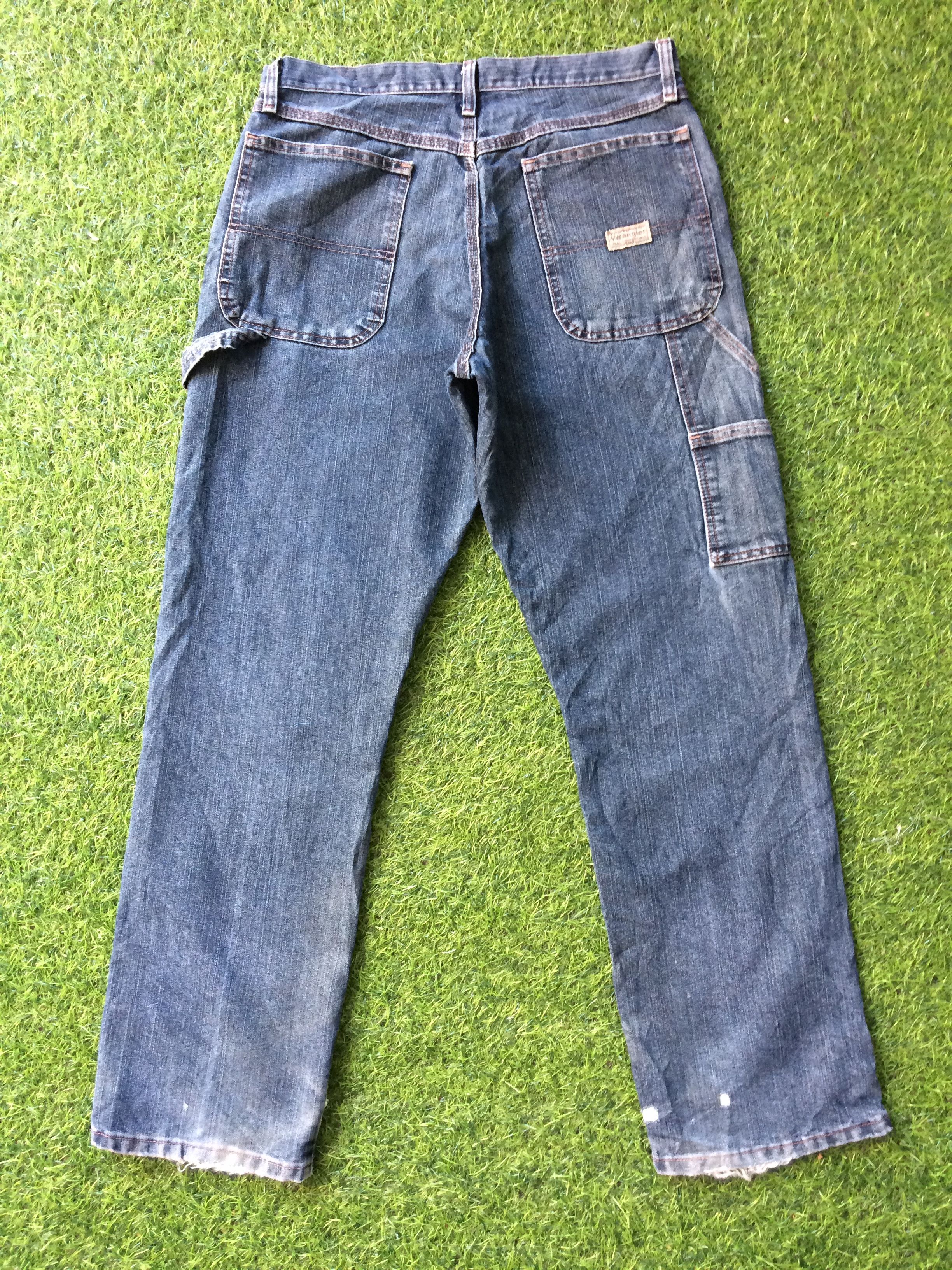 Wrangler Wrangler Carpenter Workwear Denim Pants #B-819 Size US 33 - 4 Thumbnail