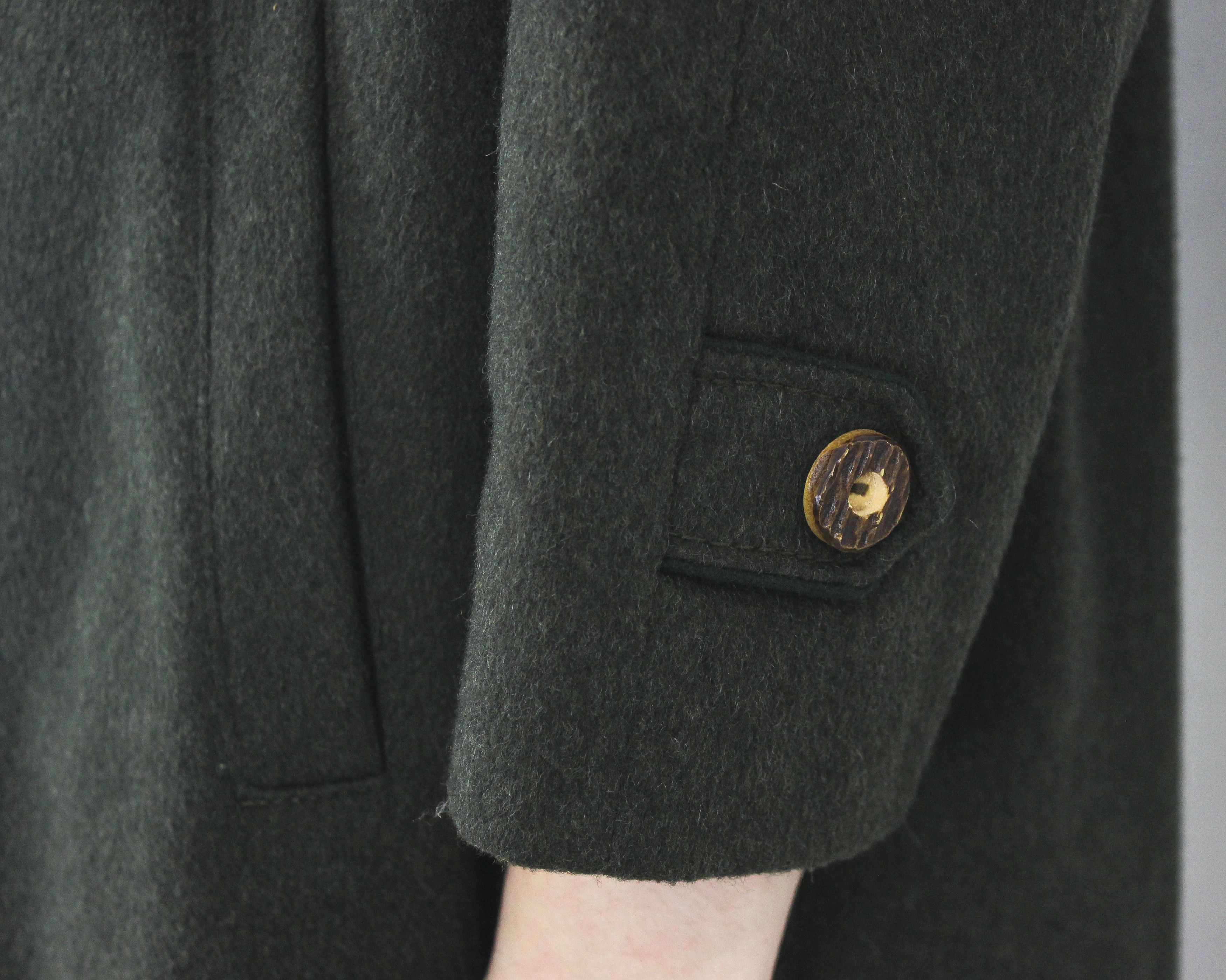 Vintage TOSCANA LODEN Ursl Trachten Wool Over Coat Jacket Winter Top Size XL / US 12-14 / IT 48-50 - 3 Thumbnail