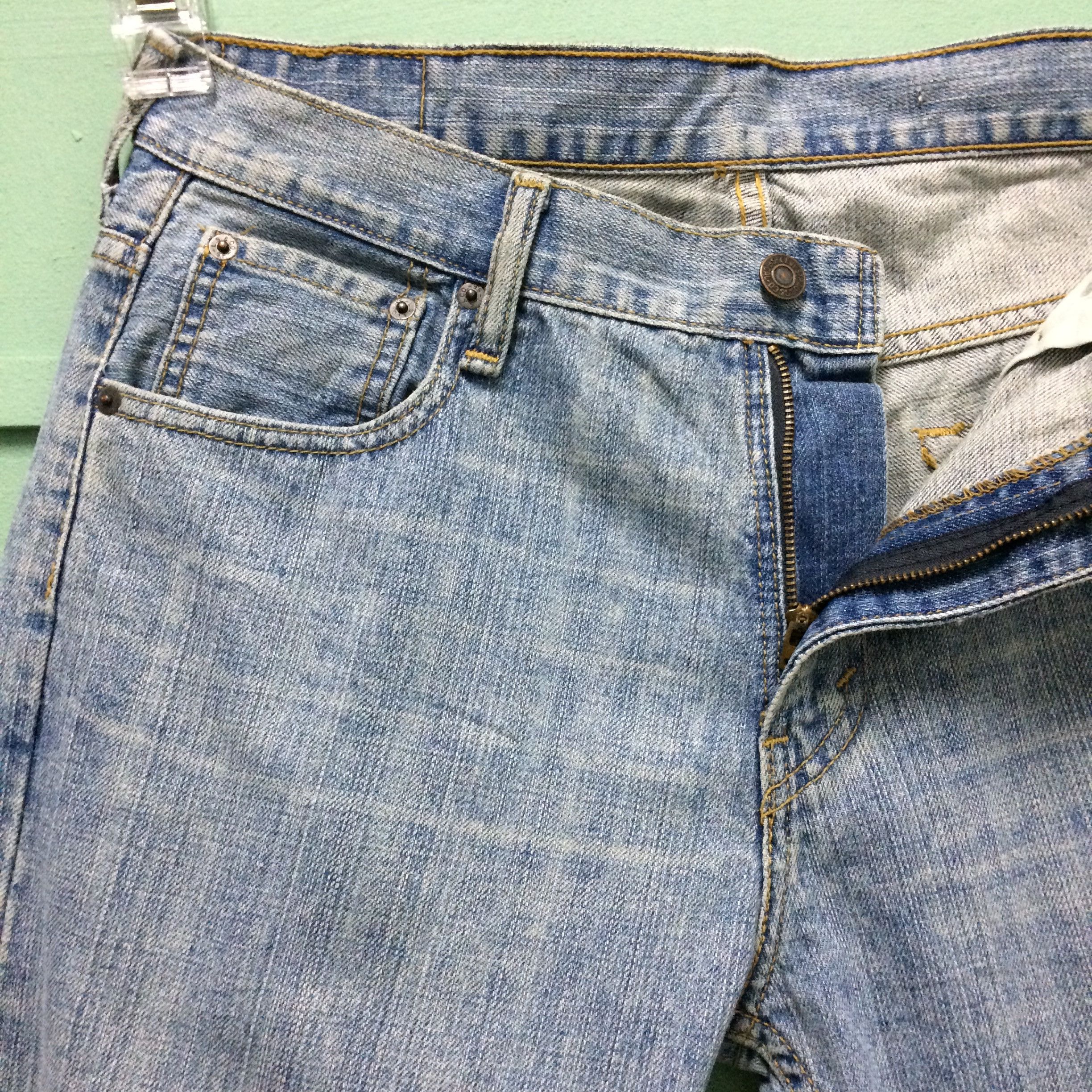 Levi's Vintage Distressed Levis 569 Jeans #B-152 Size US 32 / EU 48 - 5 Thumbnail