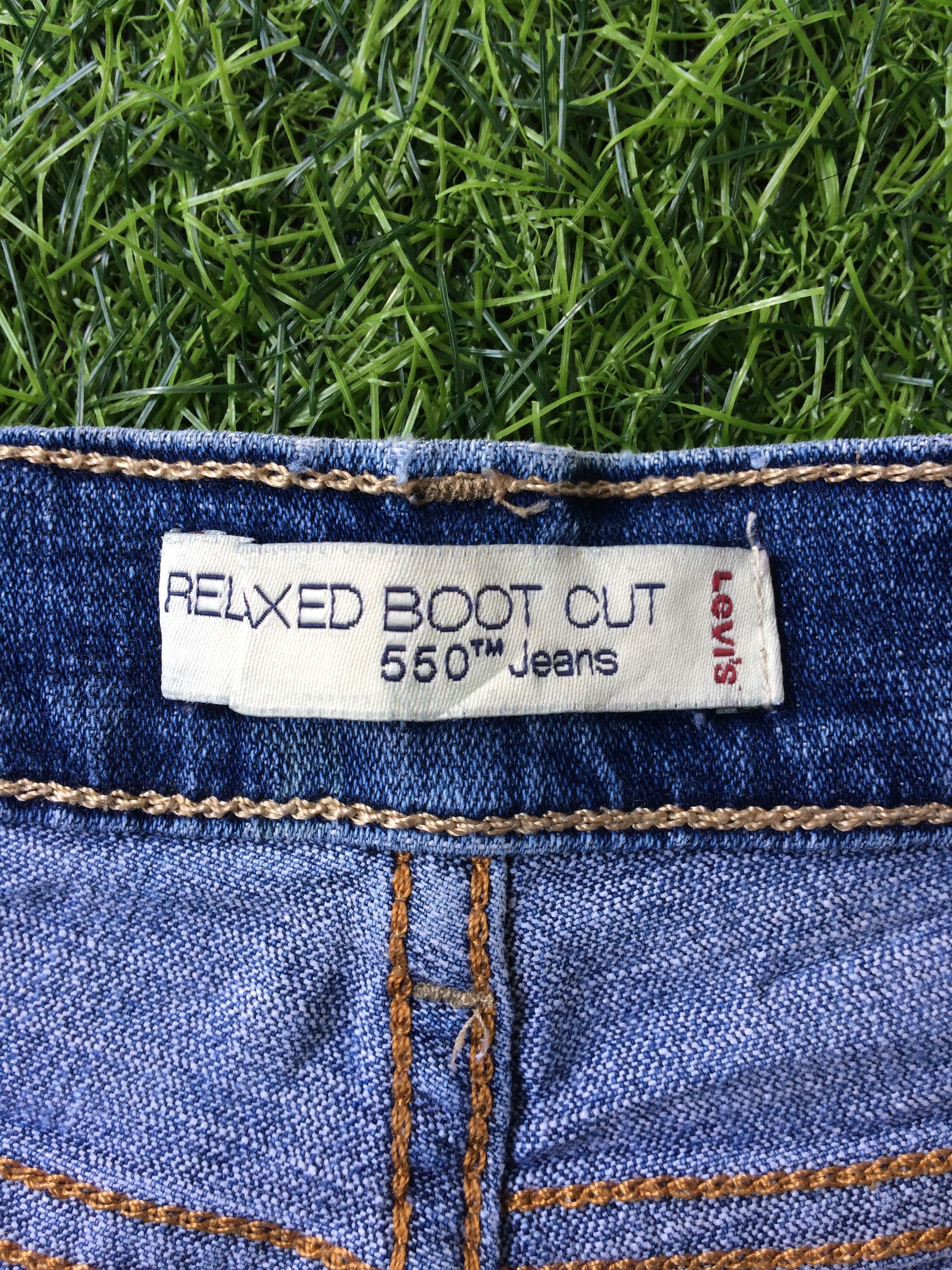 Levi's Vintage Distressed Levis 550 Relaxed Bootcut Jeans #B-523 Size 28" / US 6 / IT 42 - 11 Thumbnail