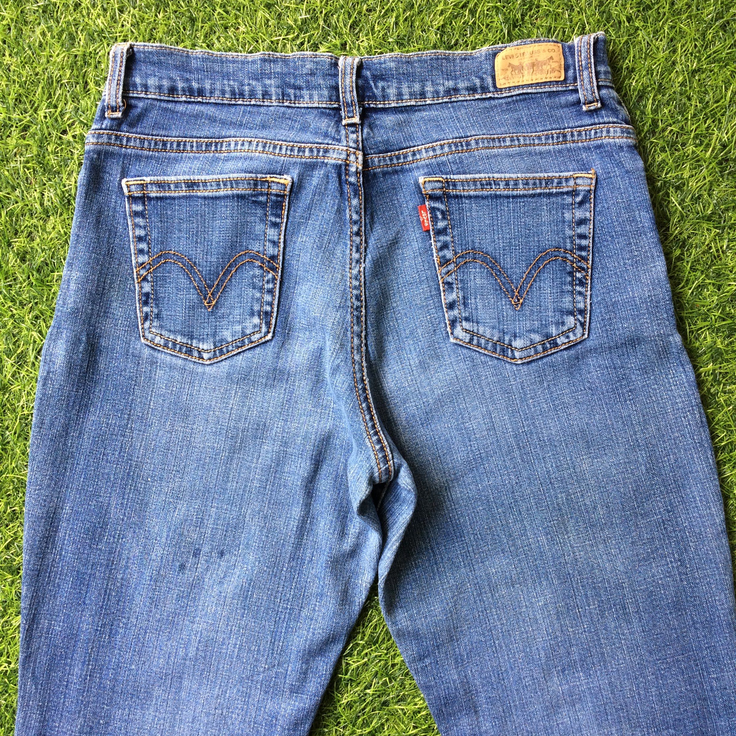 Levi's Vintage Distressed Levis 550 Relaxed Bootcut Jeans #B-523 Size 28" / US 6 / IT 42 - 4 Thumbnail