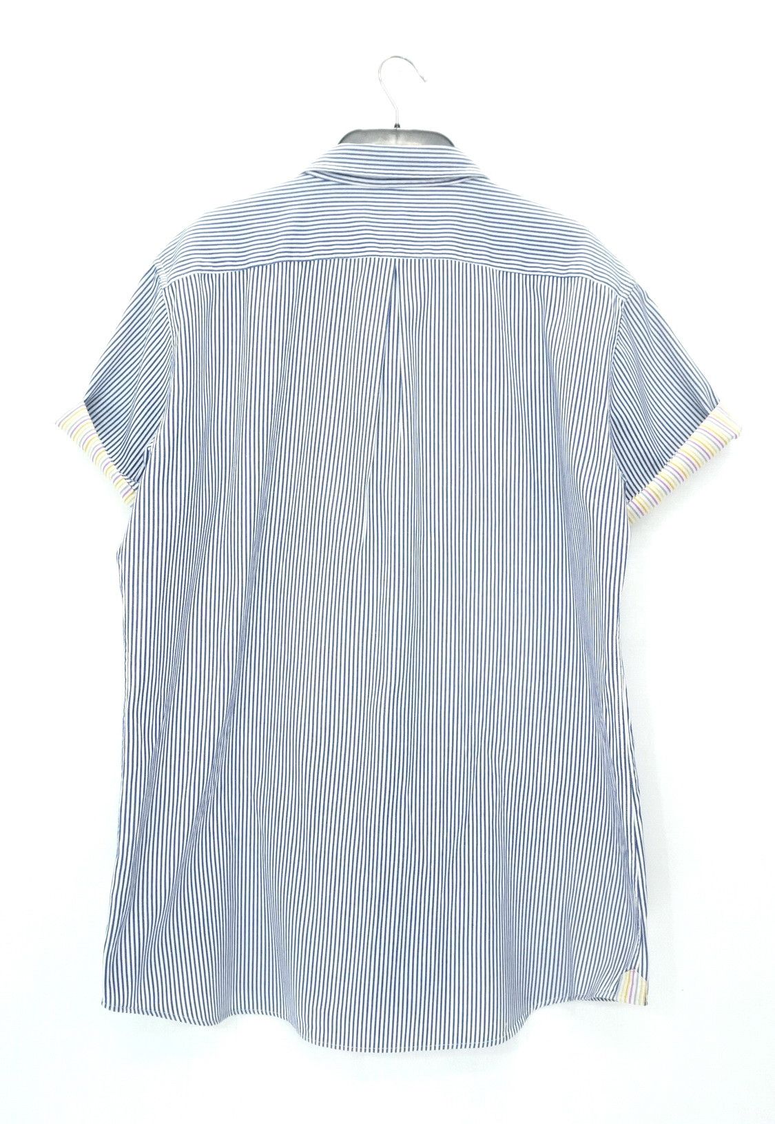 Beams Plus BEAMS Striped Rolled Up Sleeve T-Shirt Size US M / EU 48-50 / 2 - 5 Thumbnail