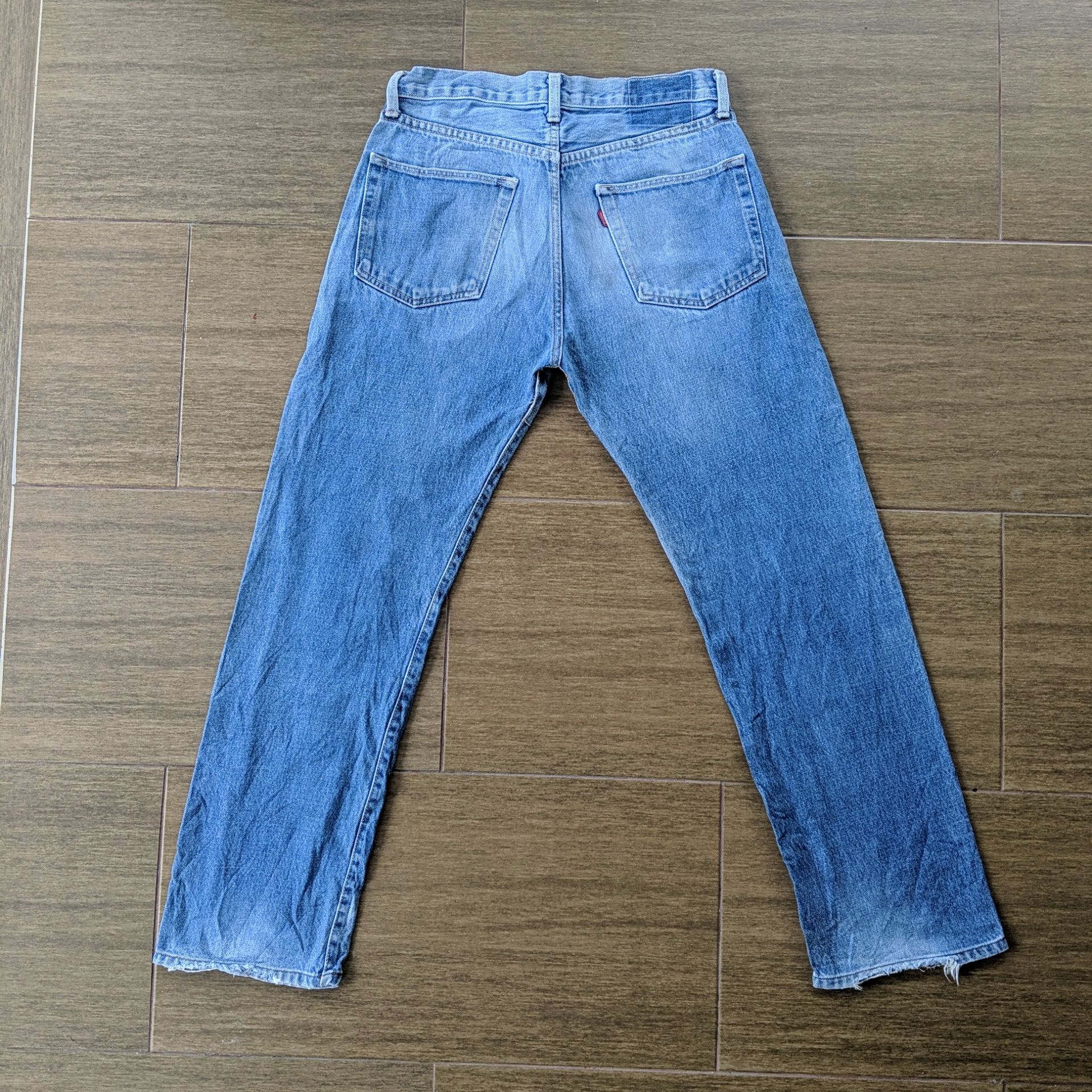 Beams Plus W30 Beams Tokyo Light Wash Faded Sicks Denim Jeans Pants Size US 30 / EU 46 - 8 Thumbnail