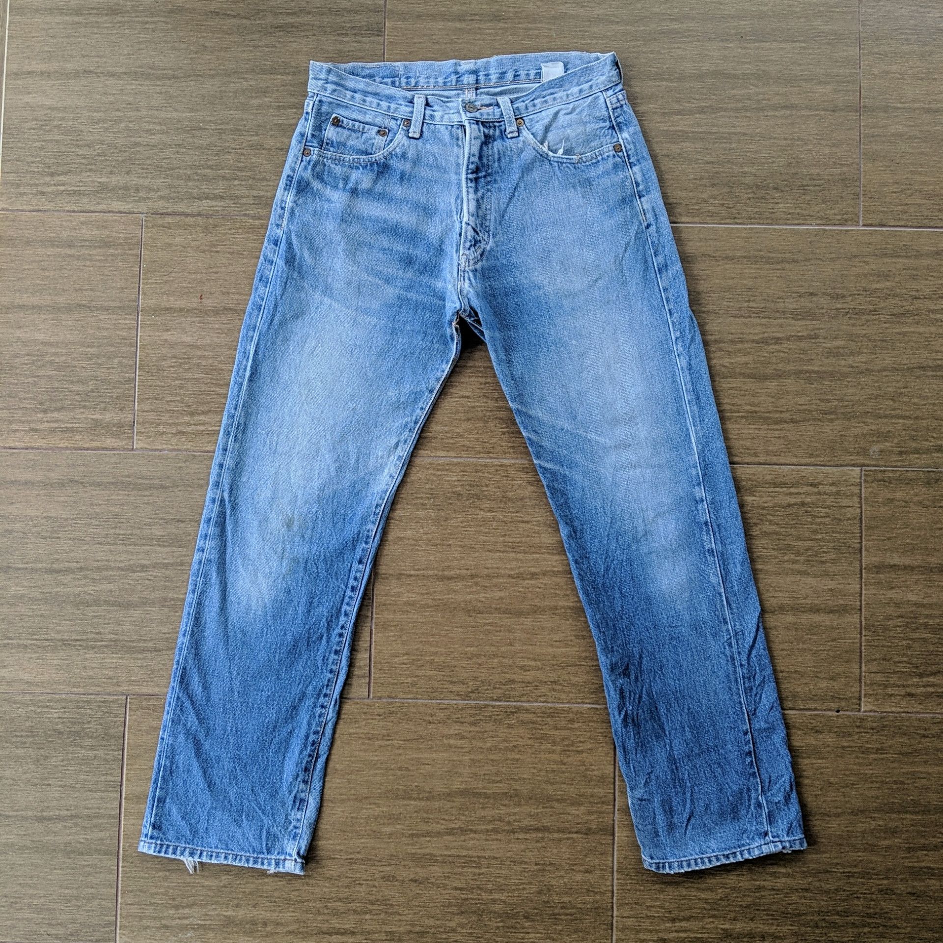 Beams Plus W30 Beams Tokyo Light Wash Faded Sicks Denim Jeans Pants Size US 30 / EU 46 - 1 Thumbnail