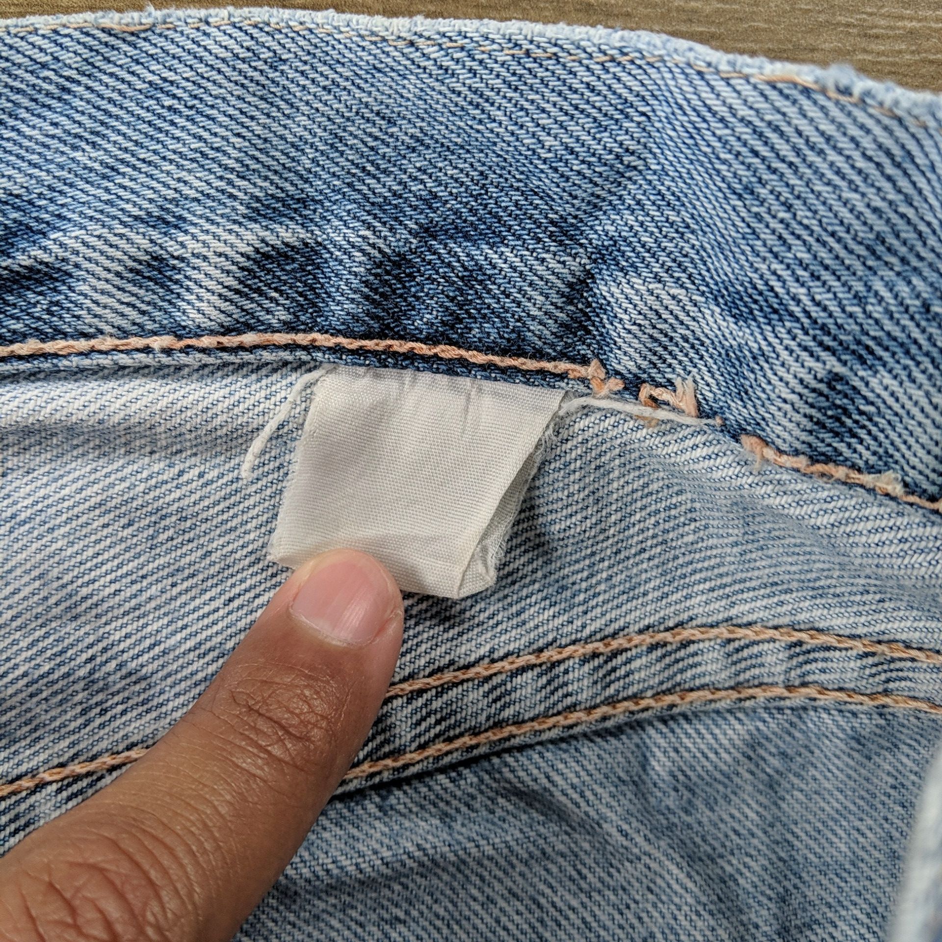 Beams Plus W30 Beams Tokyo Light Wash Faded Sicks Denim Jeans Pants Size US 30 / EU 46 - 7 Thumbnail