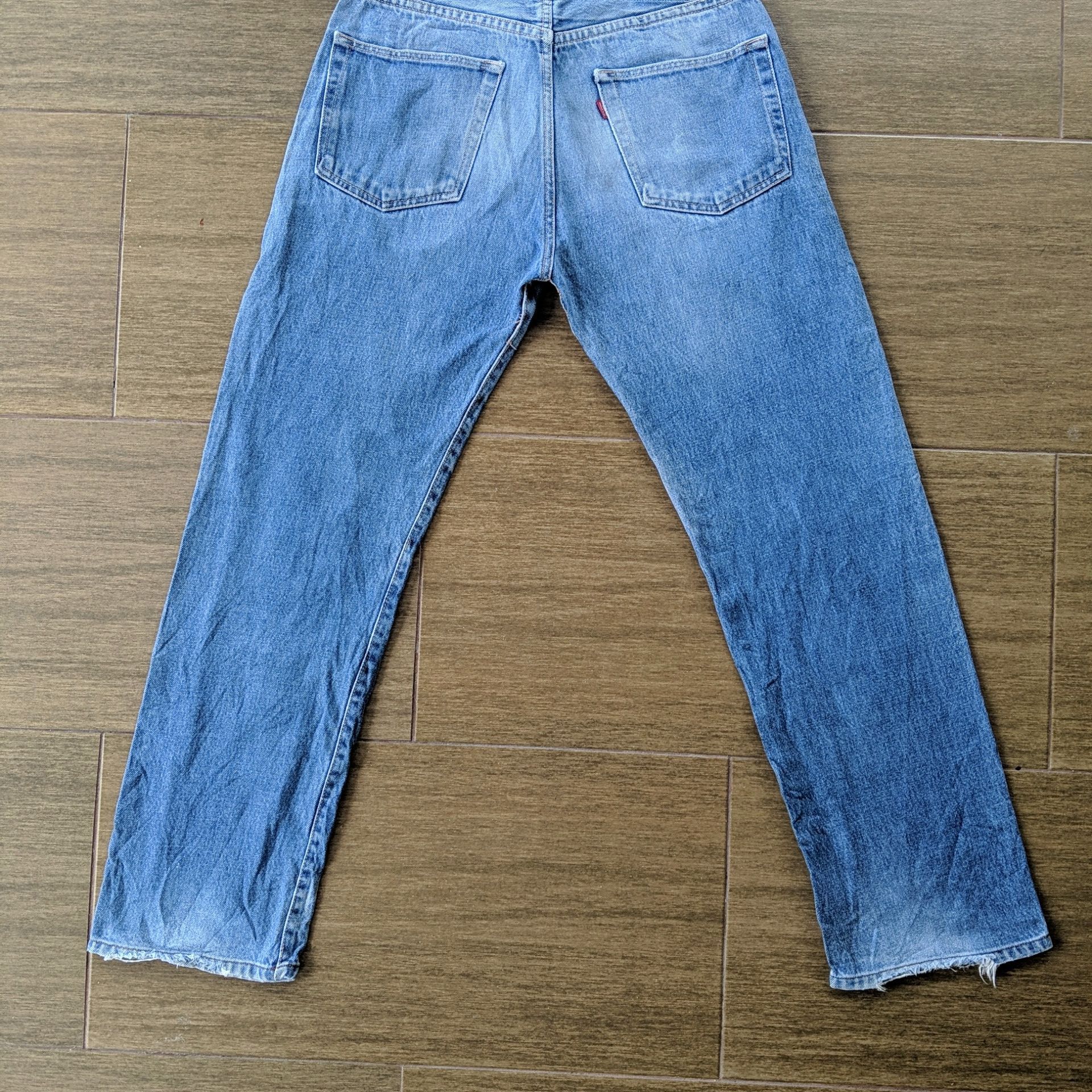 Beams Plus W30 Beams Tokyo Light Wash Faded Sicks Denim Jeans Pants Size US 30 / EU 46 - 11 Thumbnail