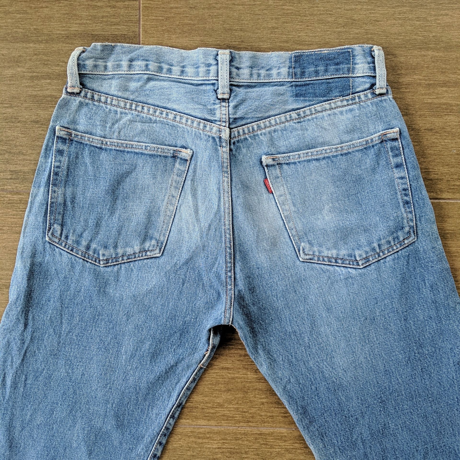 Beams Plus W30 Beams Tokyo Light Wash Faded Sicks Denim Jeans Pants Size US 30 / EU 46 - 9 Thumbnail
