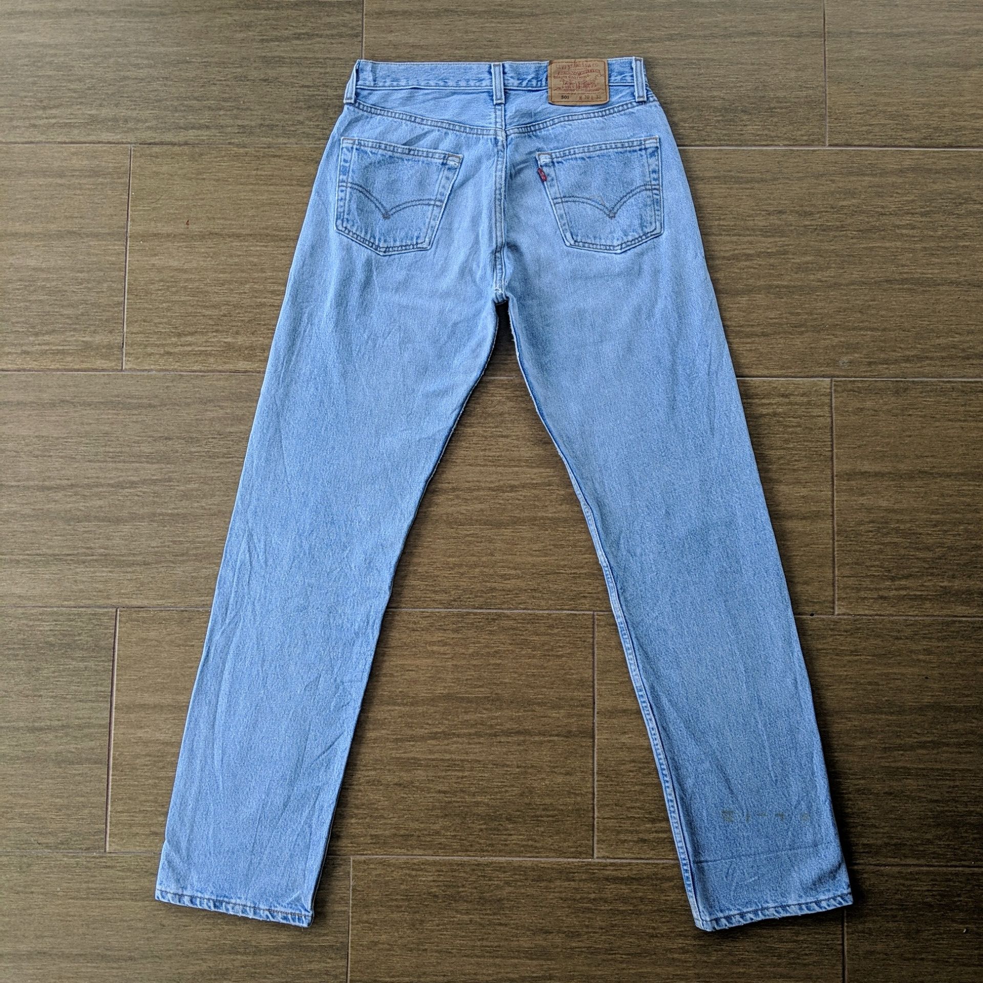 Levi's W29 🔥Vintage Levi's 501 Light Wash Denim Jeans Pants Size US 29 - 7 Thumbnail