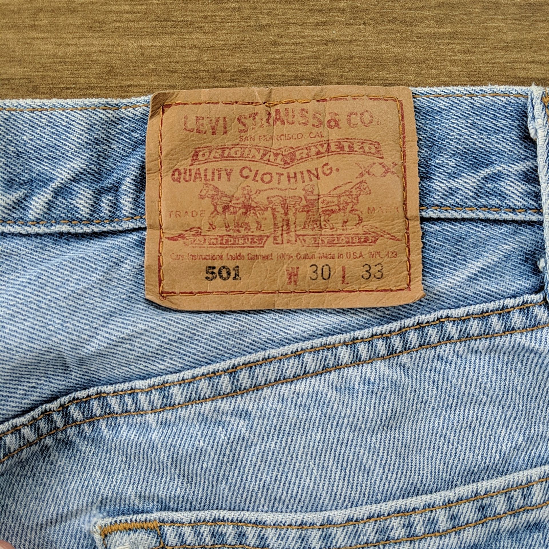 Levi's W29 🔥Vintage Levi's 501 Light Wash Denim Jeans Pants Size US 29 - 12 Thumbnail