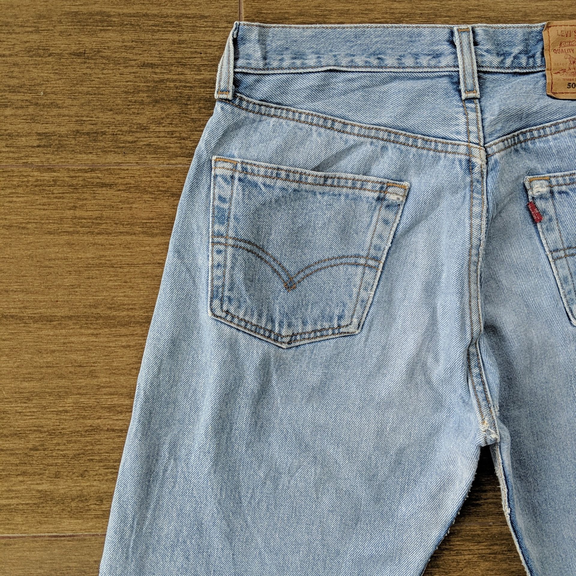 Levi's W29 🔥Vintage Levi's 501 Light Wash Denim Jeans Pants Size US 29 - 9 Thumbnail