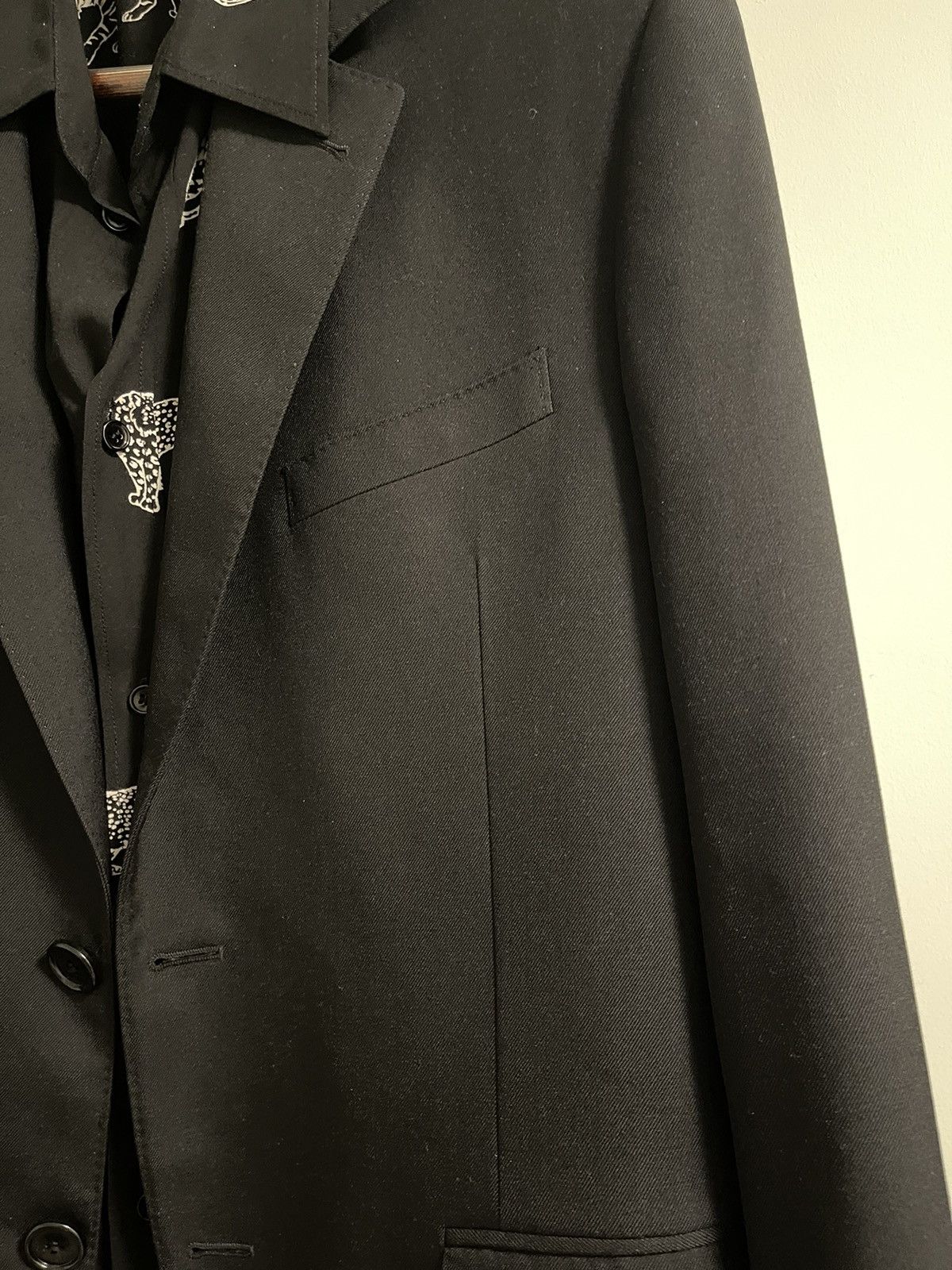 Celine × Hedi Slimane Celine SS22 Cosmic Cruiser Rectangular 2 button blazer Size 34S - 5 Thumbnail