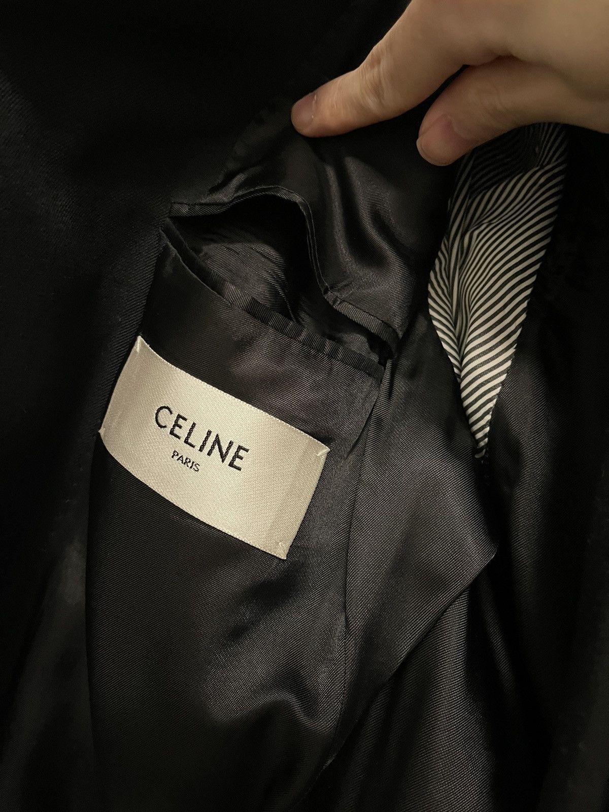 Celine × Hedi Slimane Celine SS22 Cosmic Cruiser Rectangular 2 button blazer Size 34S - 8 Thumbnail