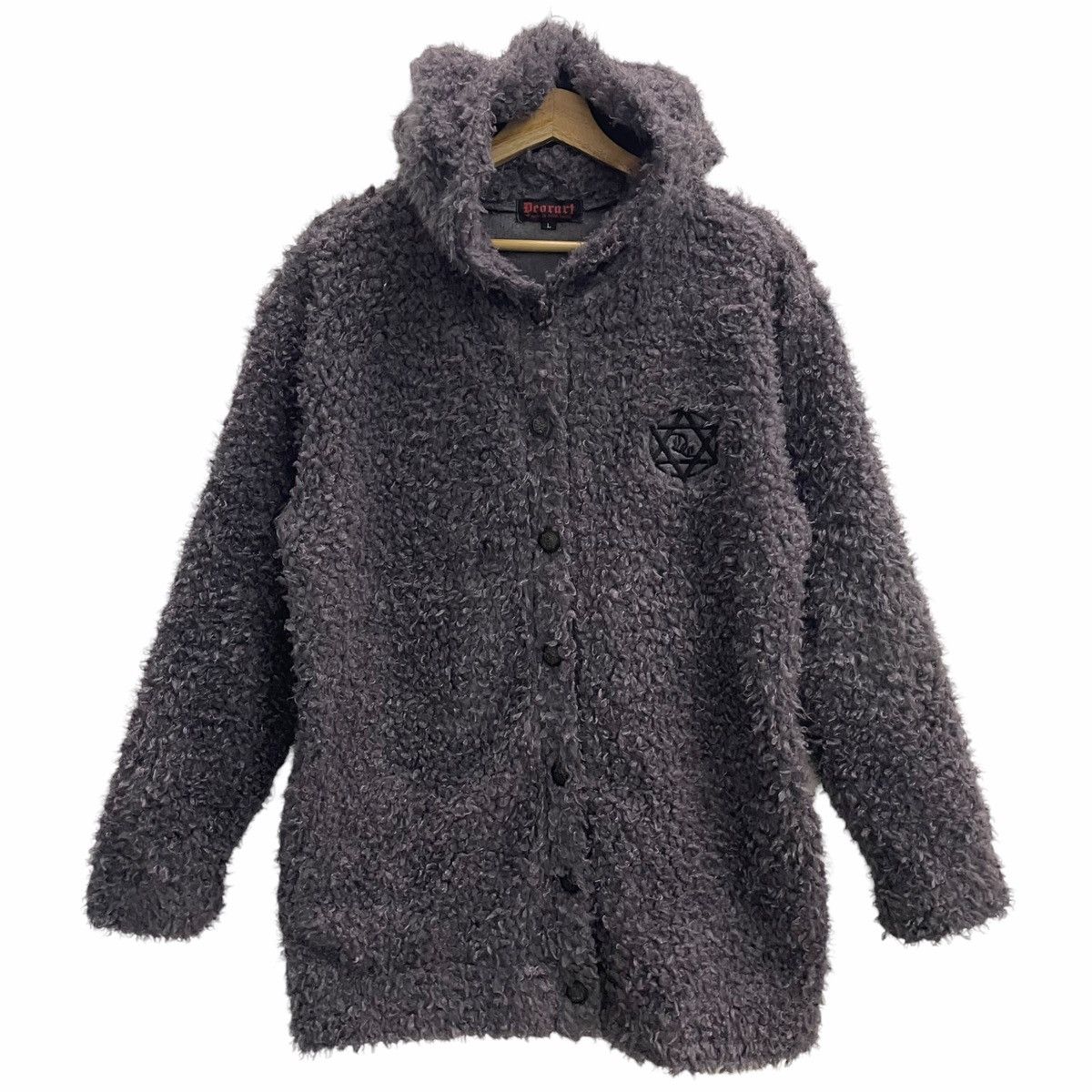 Japanese Brand 💥JAPANESE DEORART FLUFFY HOODIE SWEATER Size US L / EU 52-54 / 3 - 1 Thumbnail