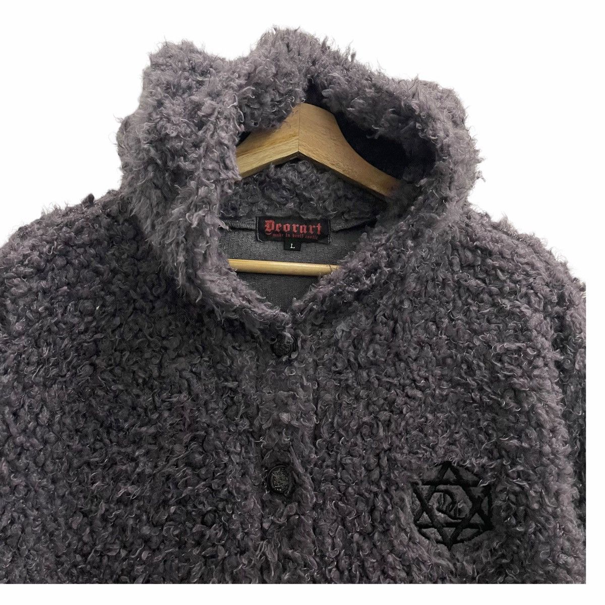 Japanese Brand 💥JAPANESE DEORART FLUFFY HOODIE SWEATER Size US L / EU 52-54 / 3 - 4 Thumbnail