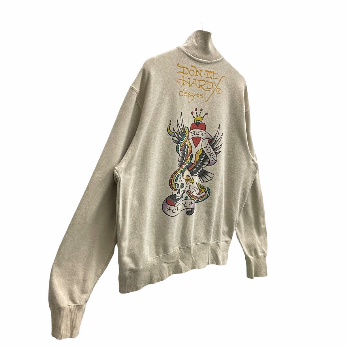 Ed Hardy 💥Ed Hardy Hollywood Skull Tattoo Fullzip Sweater Size US XL / EU 56 / 4 - 3 Thumbnail