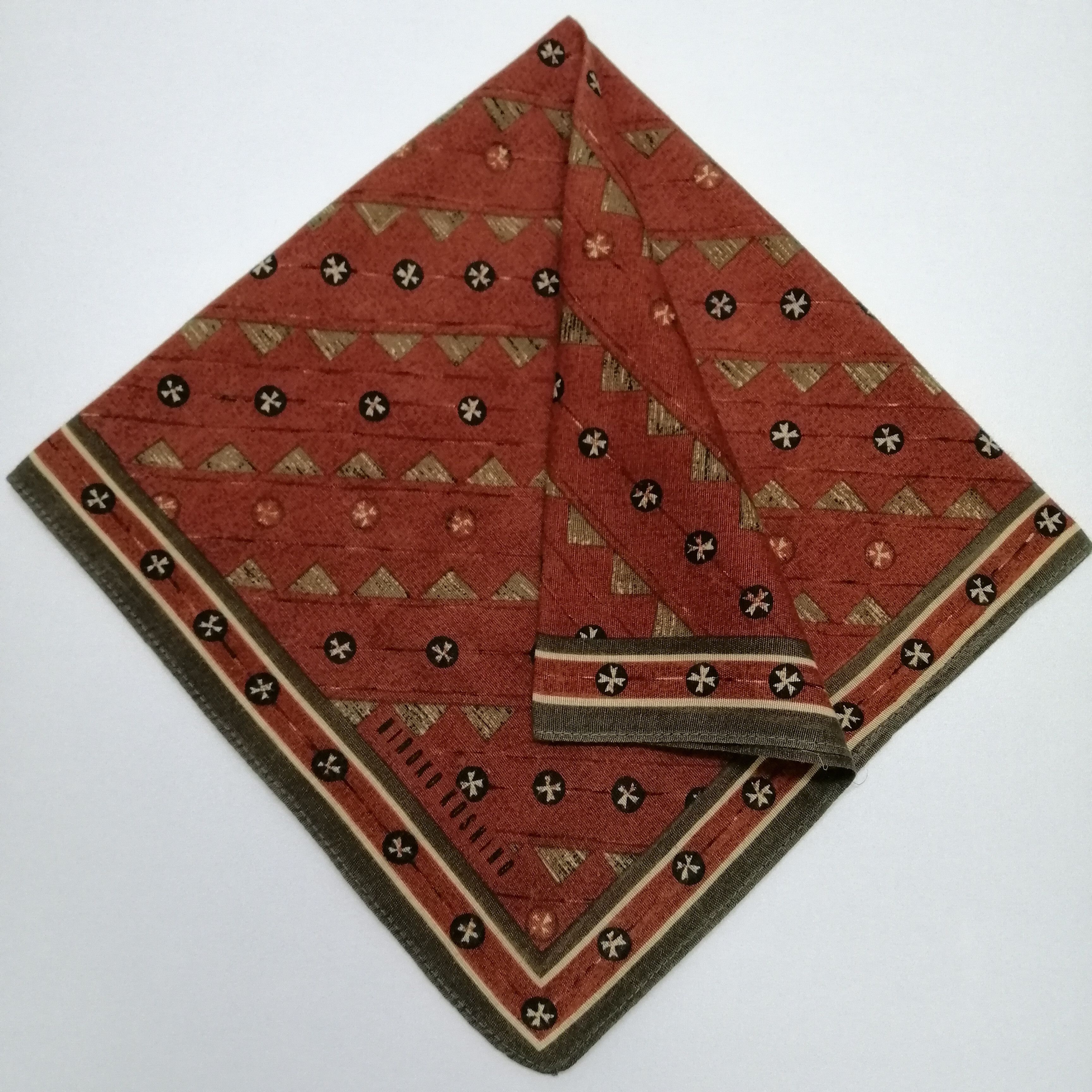 Hiroko Koshino Homme × Vintage Hiroko Koshino Handkerchief/Neckerchief/Bandana-KD1243 Size ONE SIZE - 1 Thumbnail