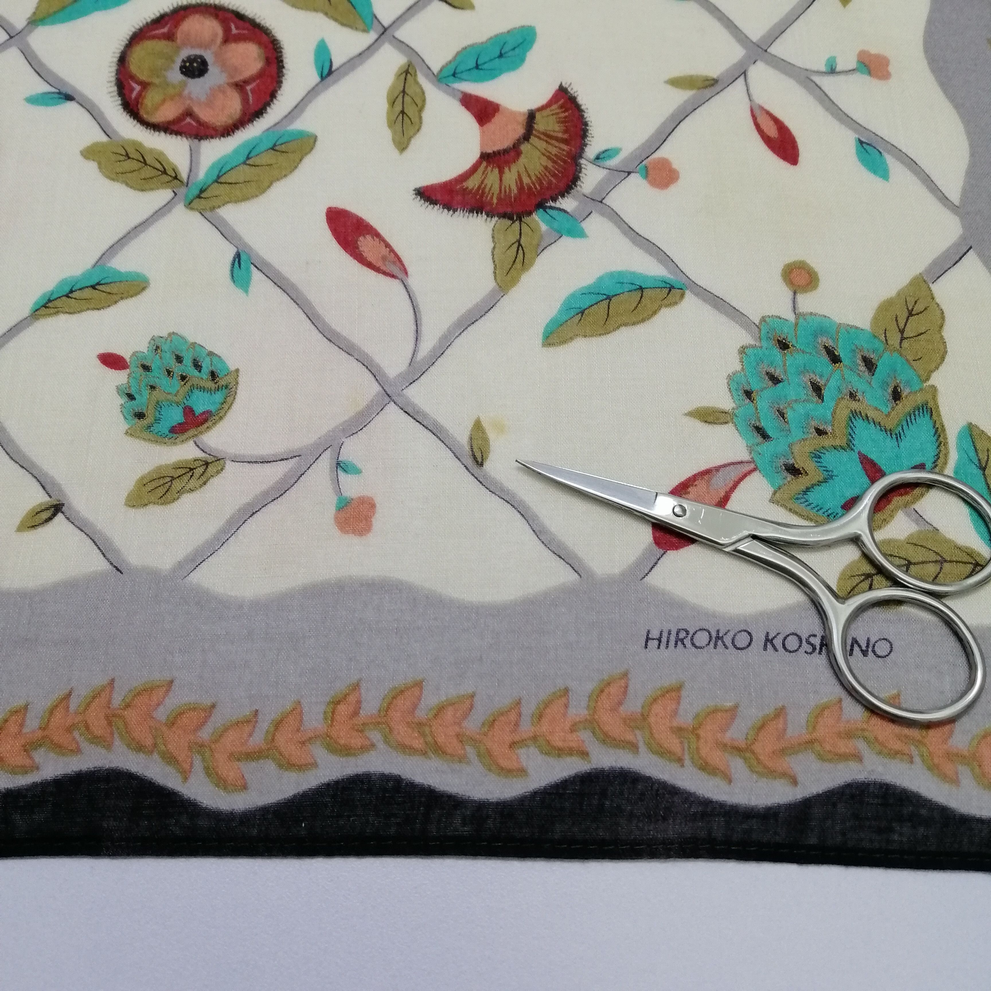 Hiroko Koshino Homme × Vintage Hiroko Koshino Handkerchief/Neckerchief/Bandana-KD1263 Size ONE SIZE - 3 Thumbnail