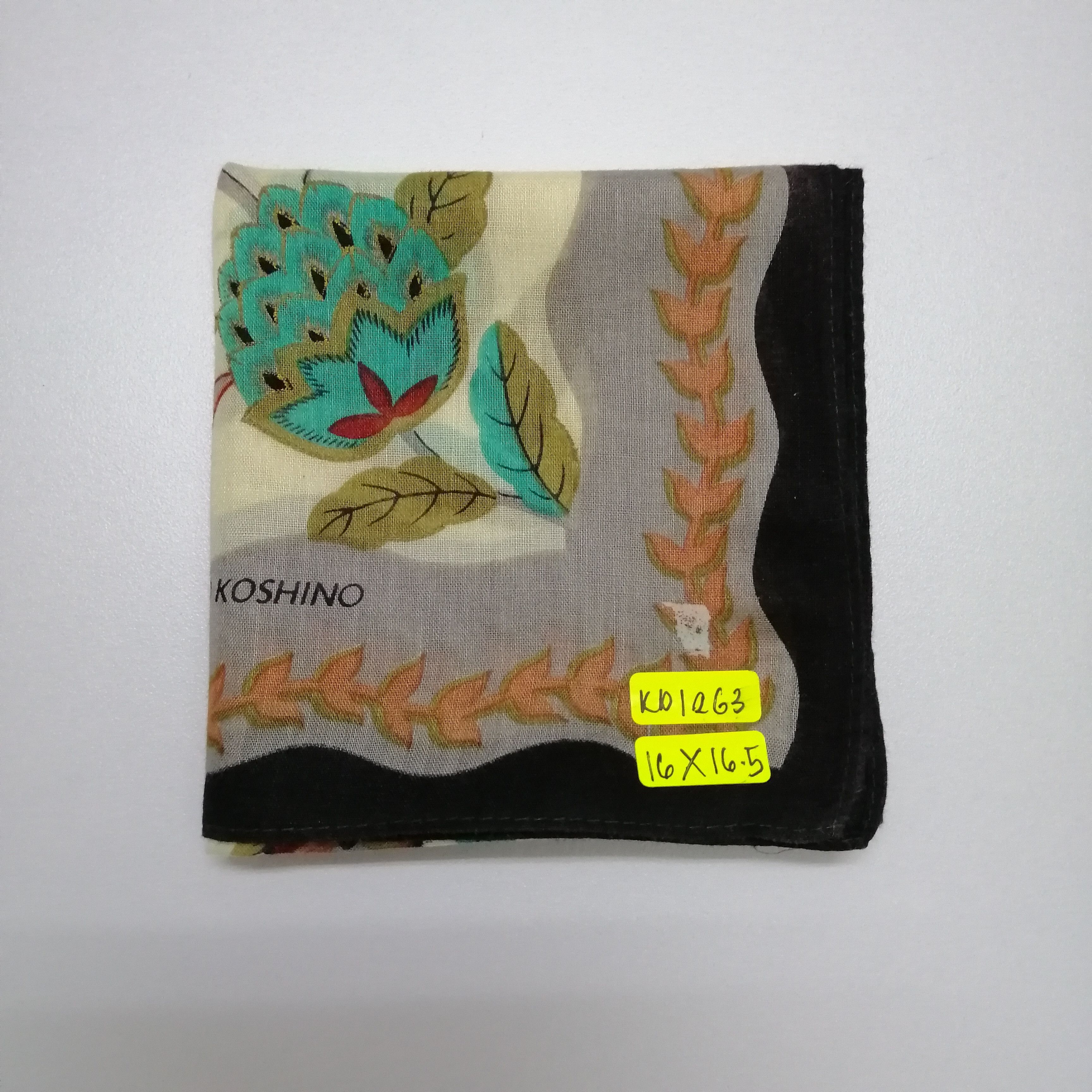 Hiroko Koshino Homme × Vintage Hiroko Koshino Handkerchief/Neckerchief/Bandana-KD1263 Size ONE SIZE - 7 Thumbnail