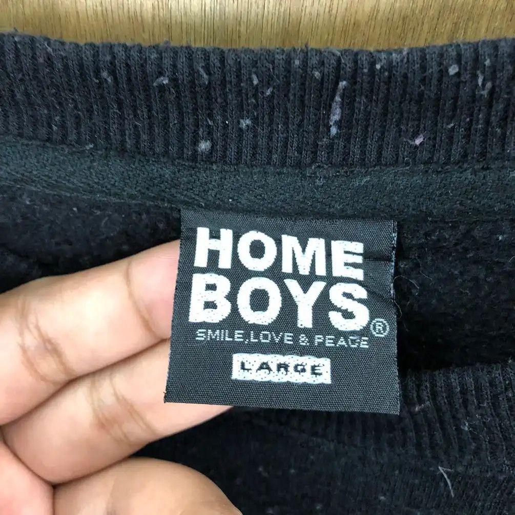 Japanese Brand × Vintage Vintage Big Logo Smile By Homme Boy Black Sweatshirt #0135 Size US L / EU 52-54 / 3 - 7 Thumbnail