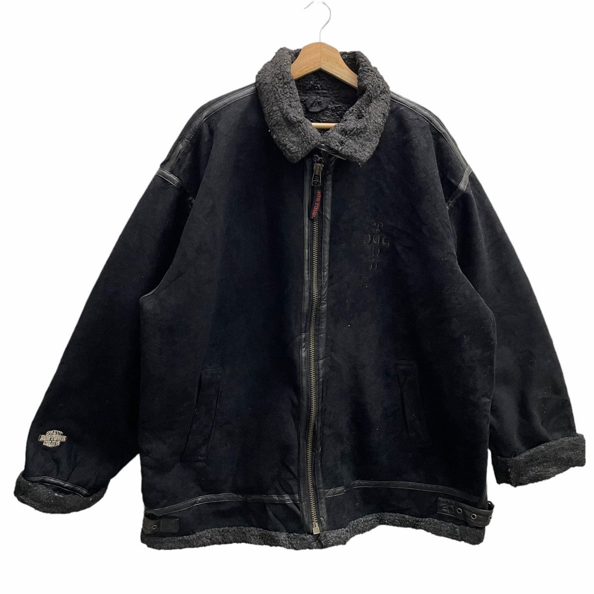 Dogtown × Japanese Brand 💥 DOGTOWN B3 SHEEPSKIN SHEARLING JACKET Size US XXL / EU 58 / 5 - 2 Thumbnail