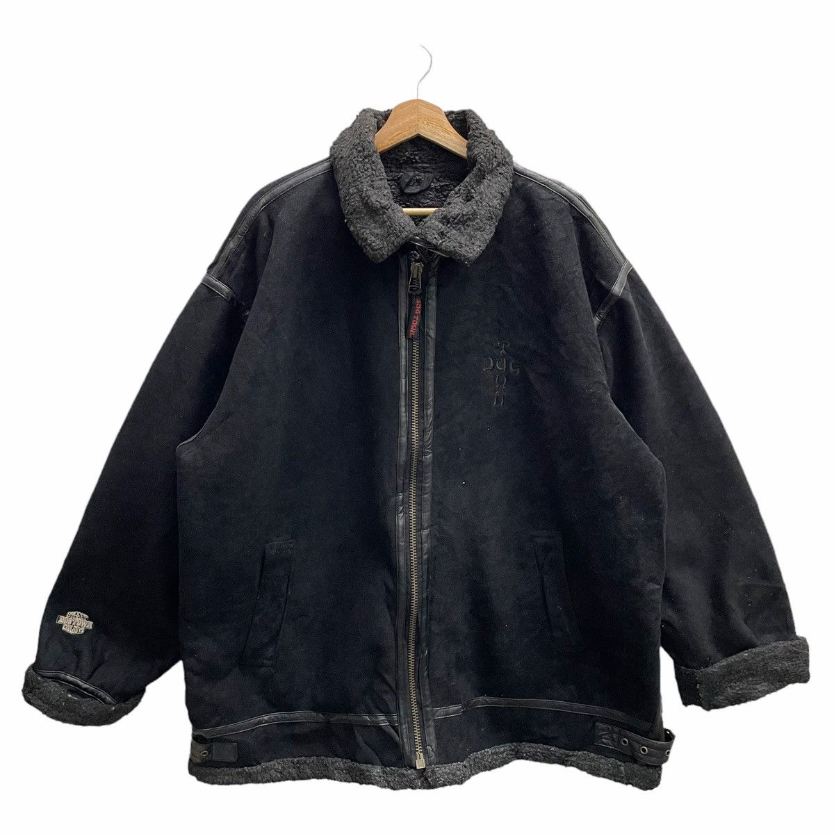 Dogtown × Japanese Brand 💥 DOGTOWN B3 SHEEPSKIN SHEARLING JACKET Size US XXL / EU 58 / 5 - 1 Thumbnail