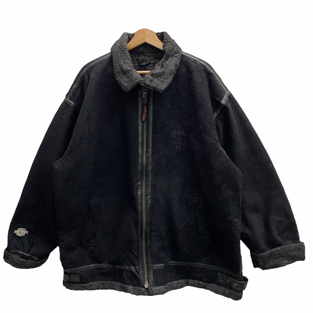 Dogtown × Japanese Brand 💥 DOGTOWN B3 SHEEPSKIN SHEARLING JACKET Size US XXL / EU 58 / 5 - 3 Thumbnail