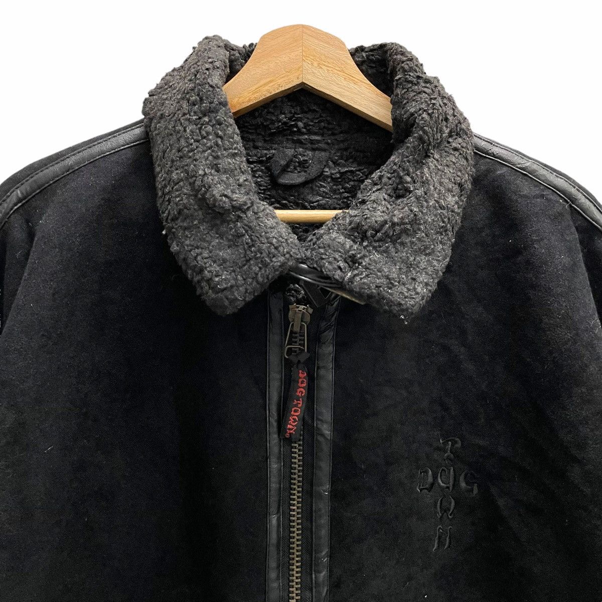 Dogtown × Japanese Brand 💥 DOGTOWN B3 SHEEPSKIN SHEARLING JACKET Size US XXL / EU 58 / 5 - 4 Thumbnail