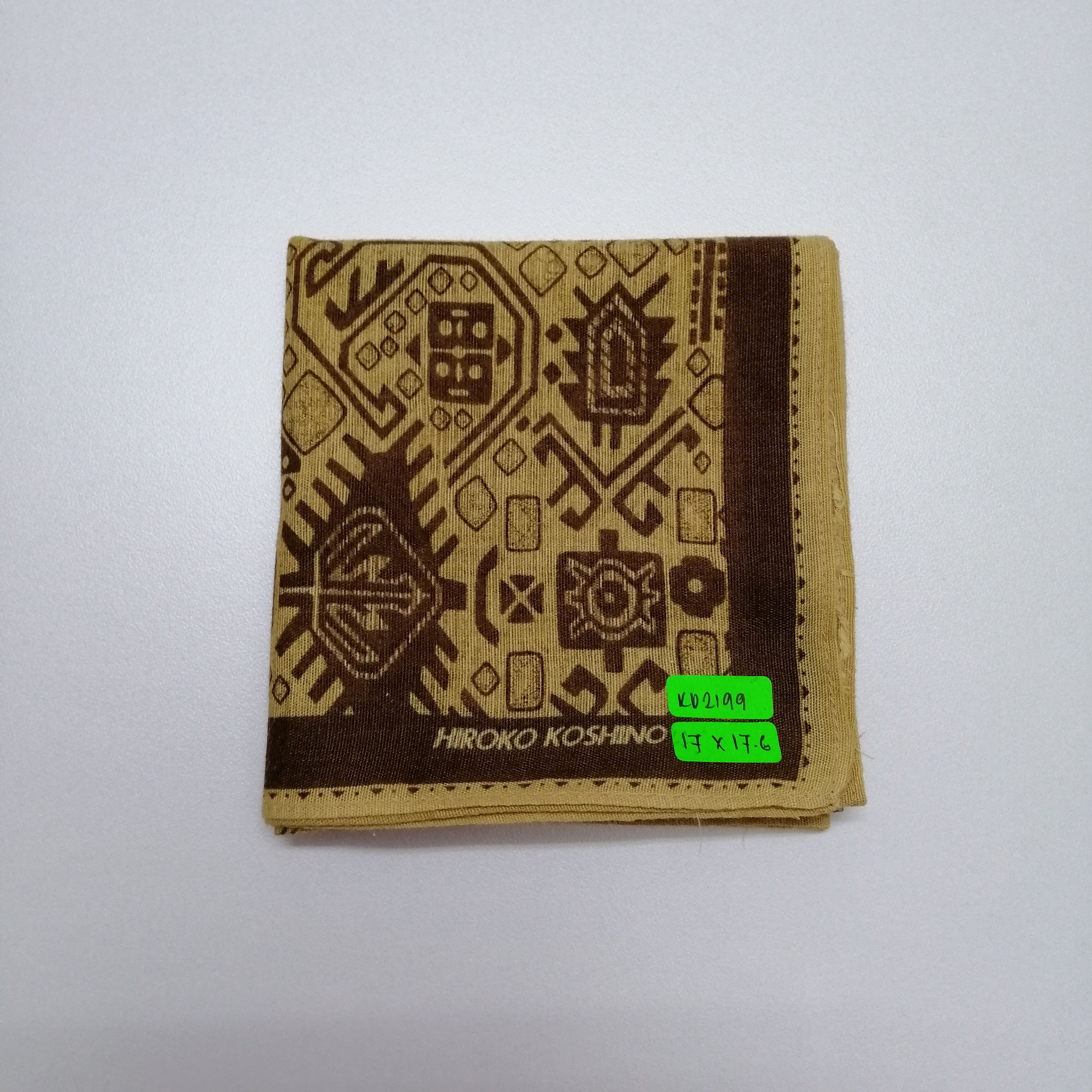 Hiroko Koshino Homme Hiroko Koshino Handkerchief/Neckerchief/Bandana-KD2199 Size ONE SIZE - 6 Thumbnail