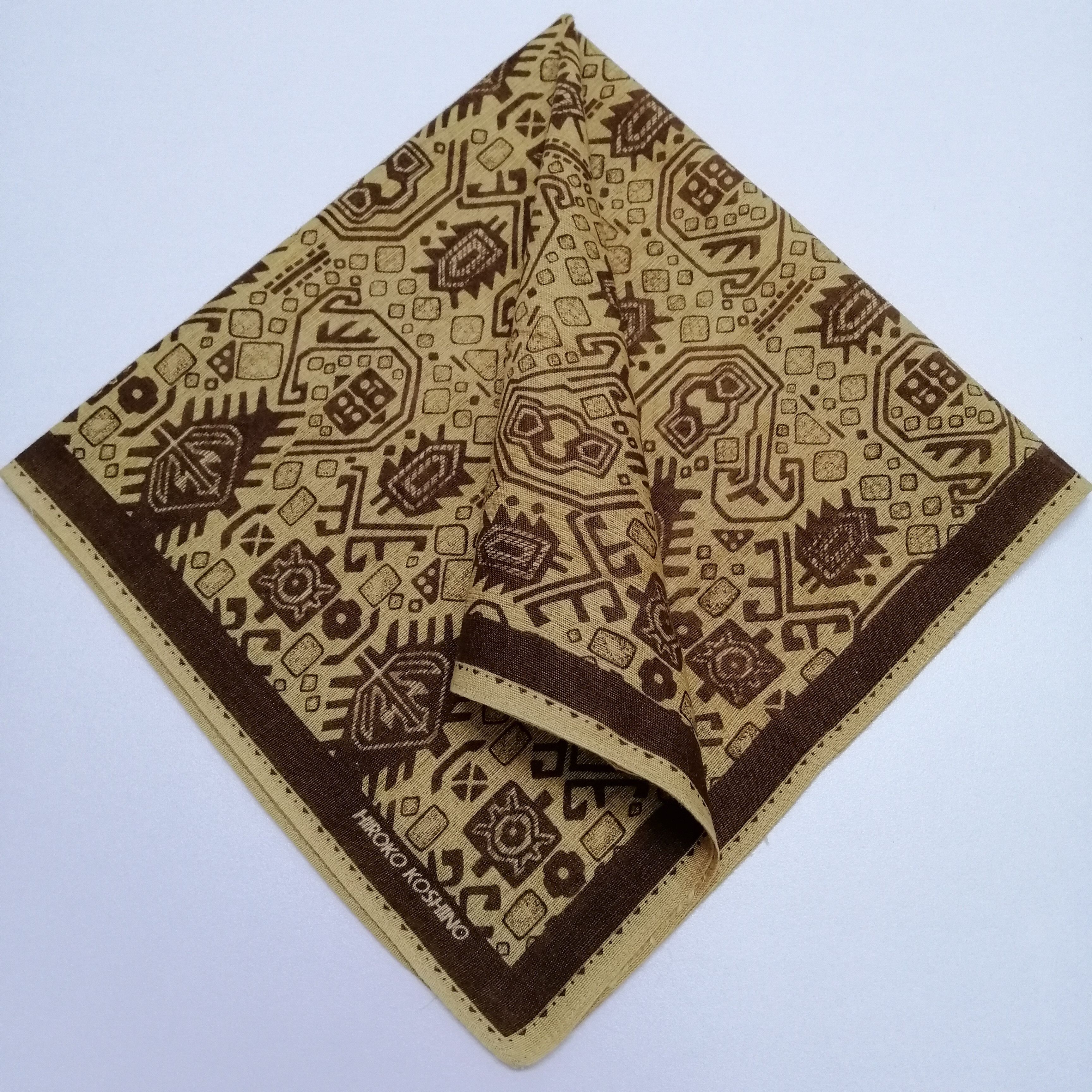 Hiroko Koshino Homme Hiroko Koshino Handkerchief/Neckerchief/Bandana-KD2199 Size ONE SIZE - 1 Thumbnail