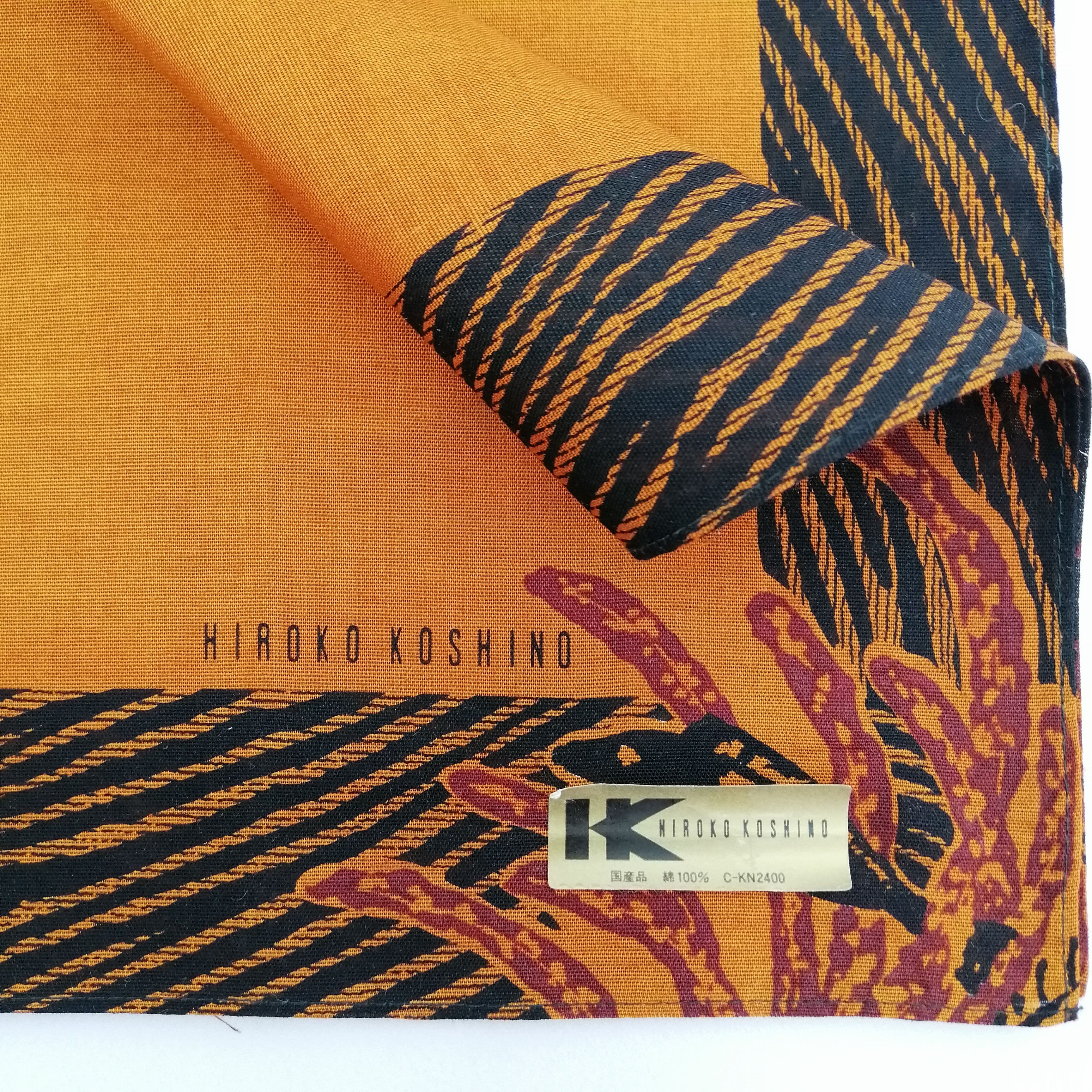 Hiroko Koshino Homme × Japanese Brand × Vintage Hiroko Koshino Handkerchief/Neckerchief/Bandana-KD3027 Size ONE SIZE - 4 Thumbnail