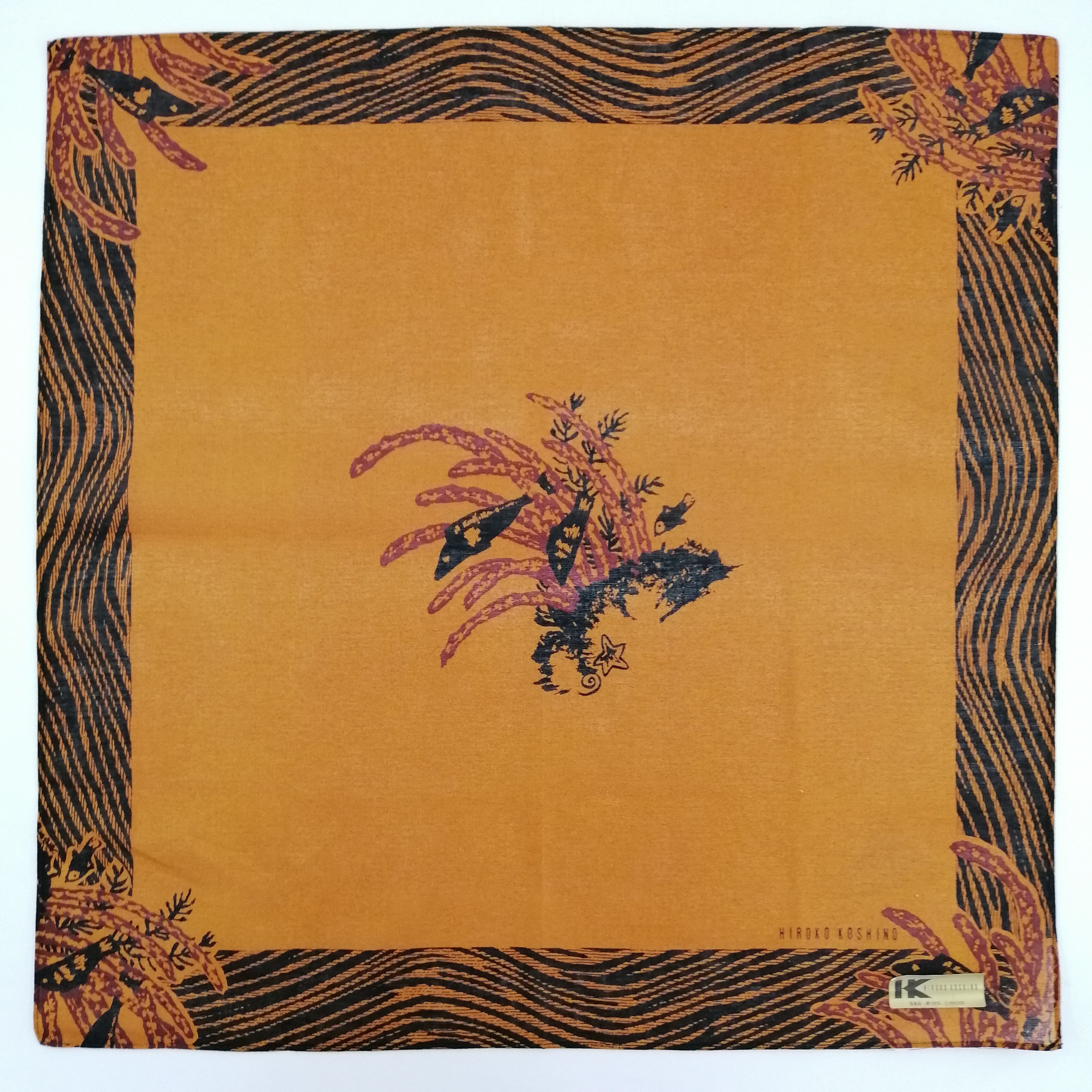 Hiroko Koshino Homme × Japanese Brand × Vintage Hiroko Koshino Handkerchief/Neckerchief/Bandana-KD3027 Size ONE SIZE - 2 Thumbnail